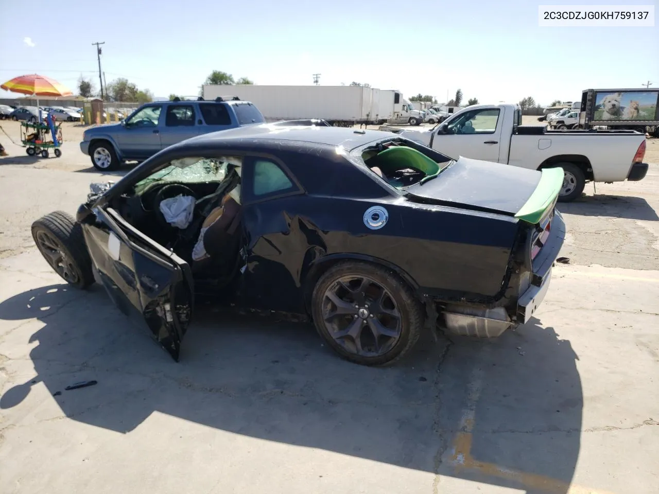 2019 Dodge Challenger Gt VIN: 2C3CDZJG0KH759137 Lot: 52328673