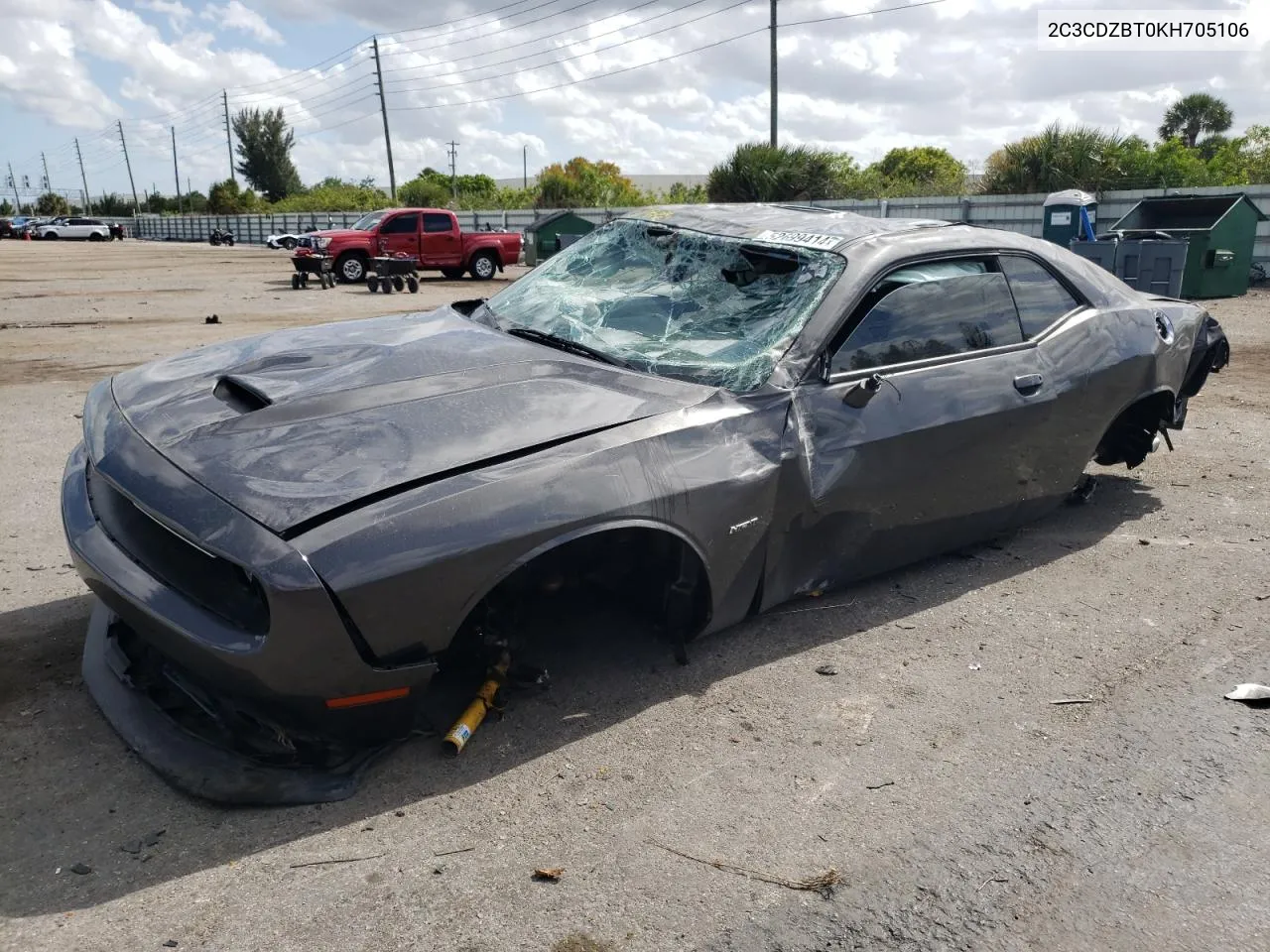 2019 Dodge Challenger R/T VIN: 2C3CDZBT0KH705106 Lot: 52699414