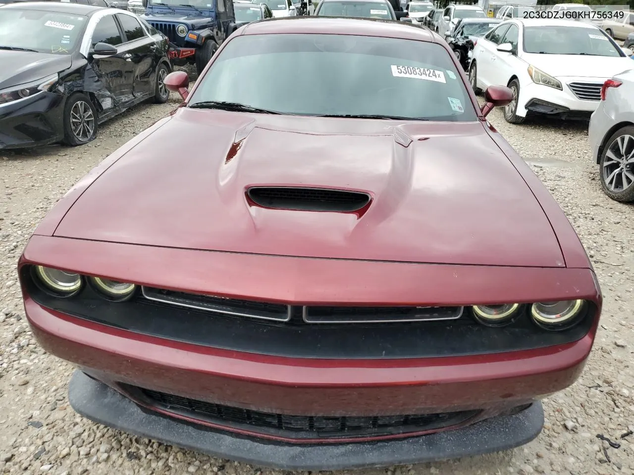 2C3CDZJG0KH756349 2019 Dodge Challenger Gt