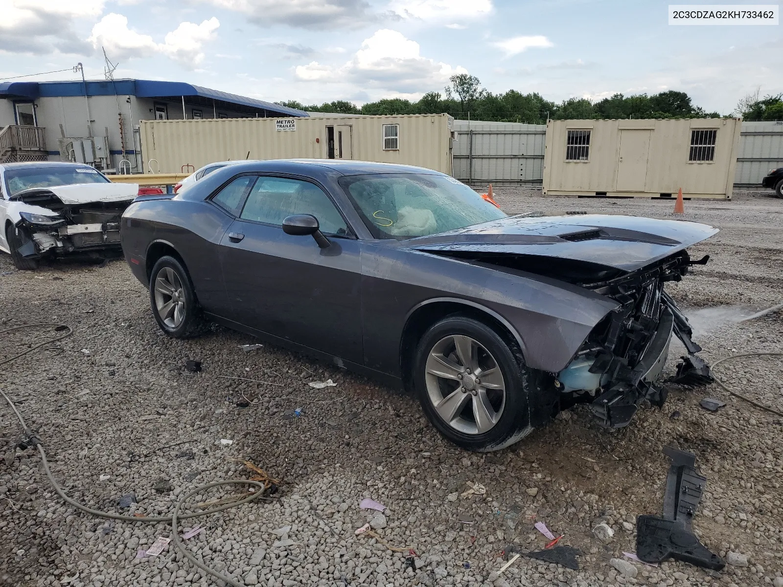 2019 Dodge Challenger Sxt VIN: 2C3CDZAG2KH733462 Lot: 53401464