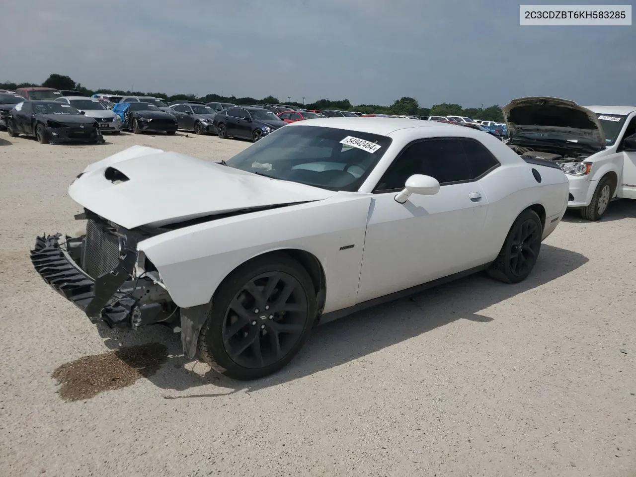 2019 Dodge Challenger R/T VIN: 2C3CDZBT6KH583285 Lot: 54942464