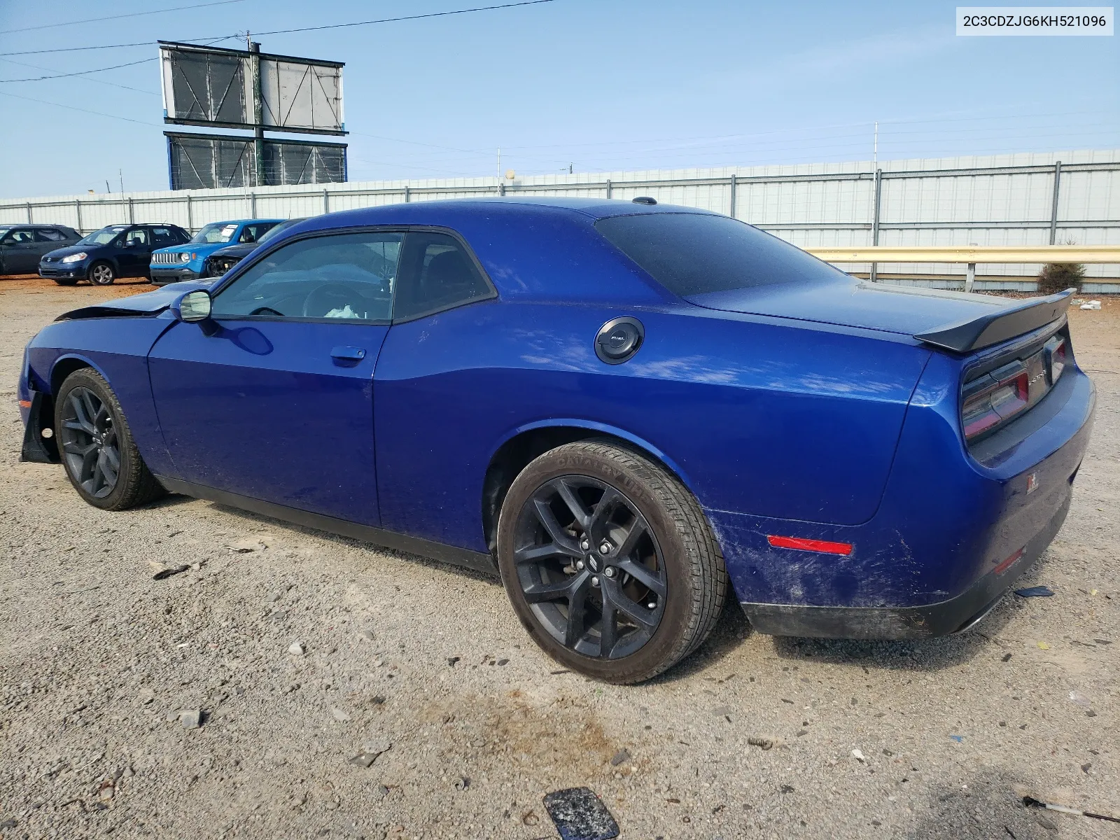 2C3CDZJG6KH521096 2019 Dodge Challenger Gt