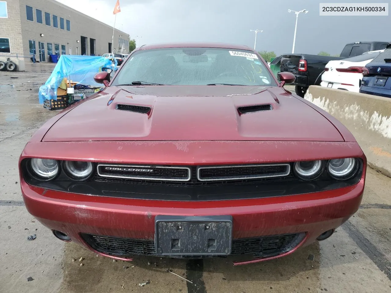 2019 Dodge Challenger Sxt VIN: 2C3CDZAG1KH500334 Lot: 56040694