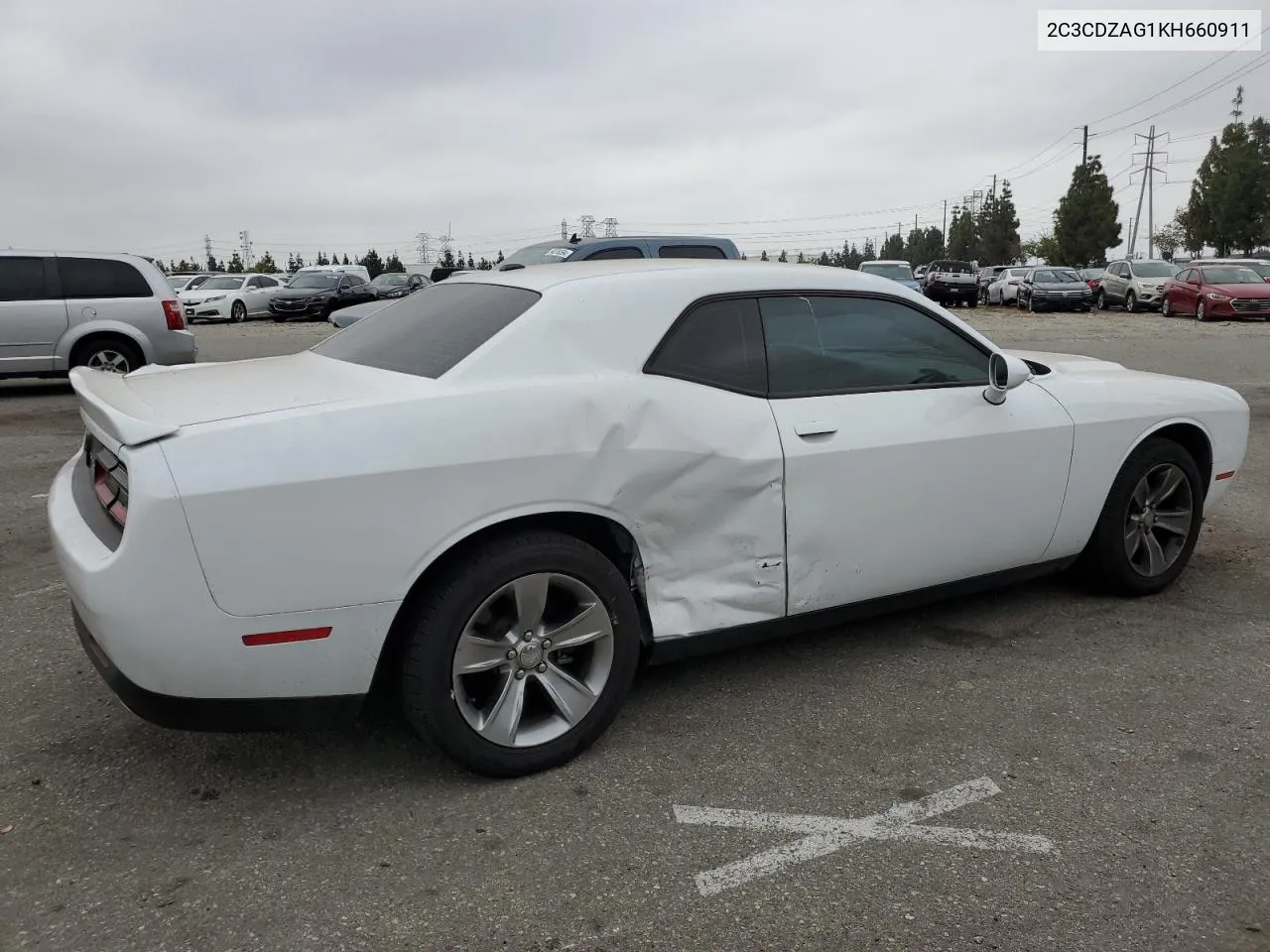 2019 Dodge Challenger Sxt VIN: 2C3CDZAG1KH660911 Lot: 56322084