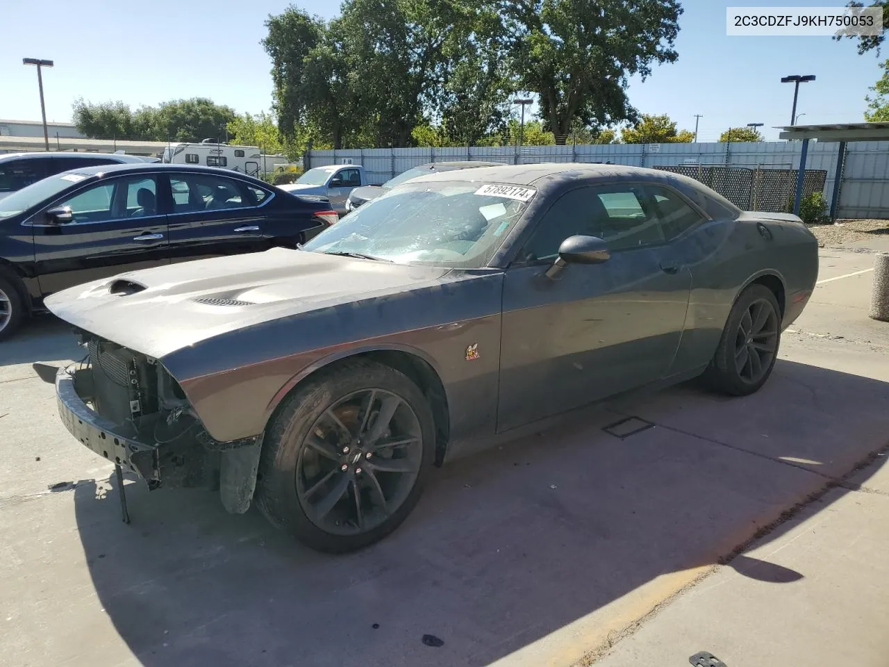 2C3CDZFJ9KH750053 2019 Dodge Challenger R/T Scat Pack