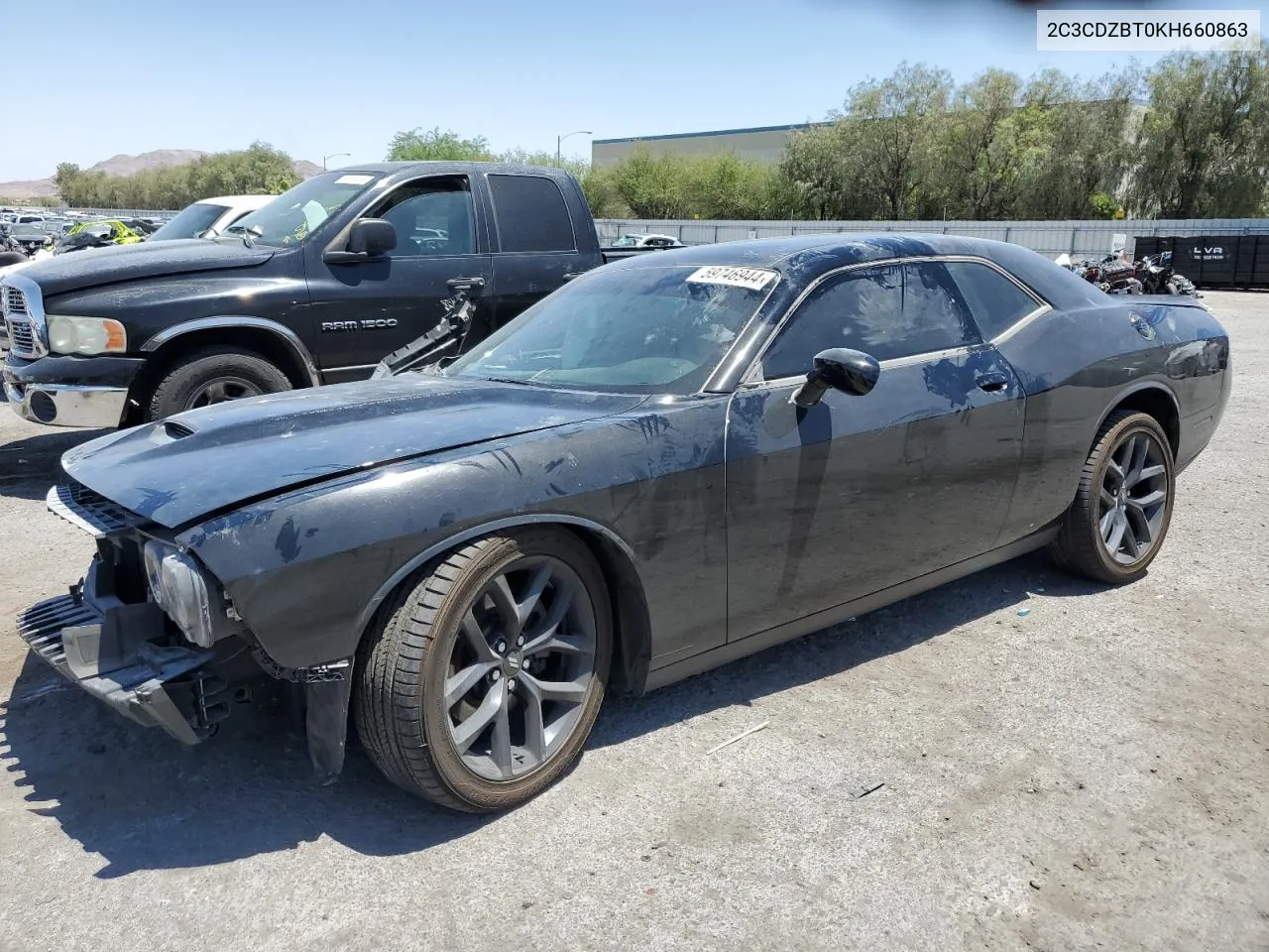 2019 Dodge Challenger R/T VIN: 2C3CDZBT0KH660863 Lot: 59746944