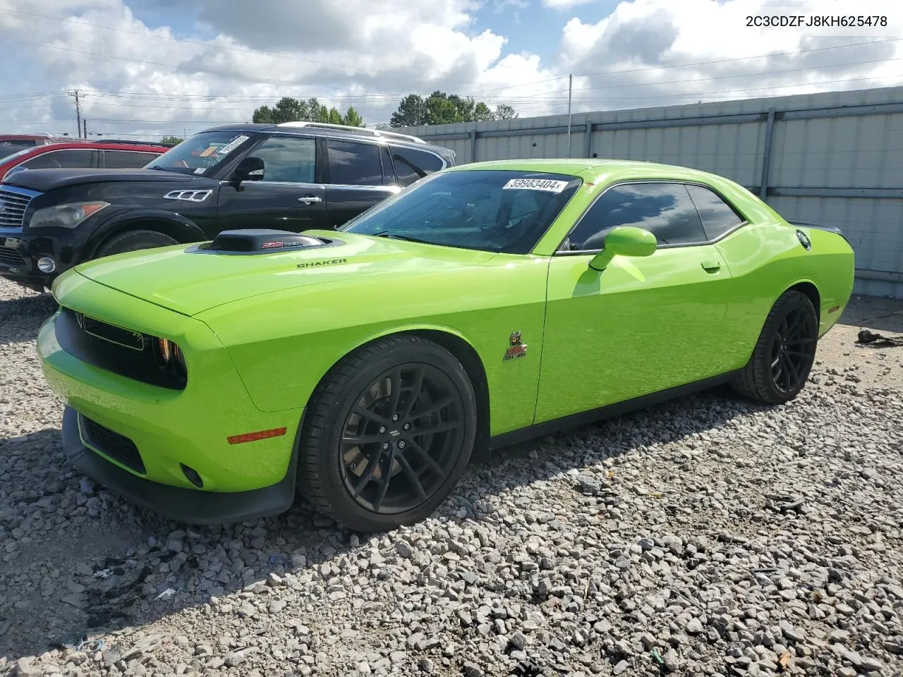 2019 Dodge Challenger R/T Scat Pack VIN: 2C3CDZFJ8KH625478 Lot: 59983404