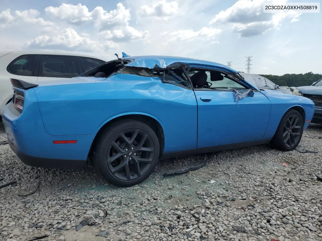 2C3CDZAGXKH508819 2019 Dodge Challenger Sxt