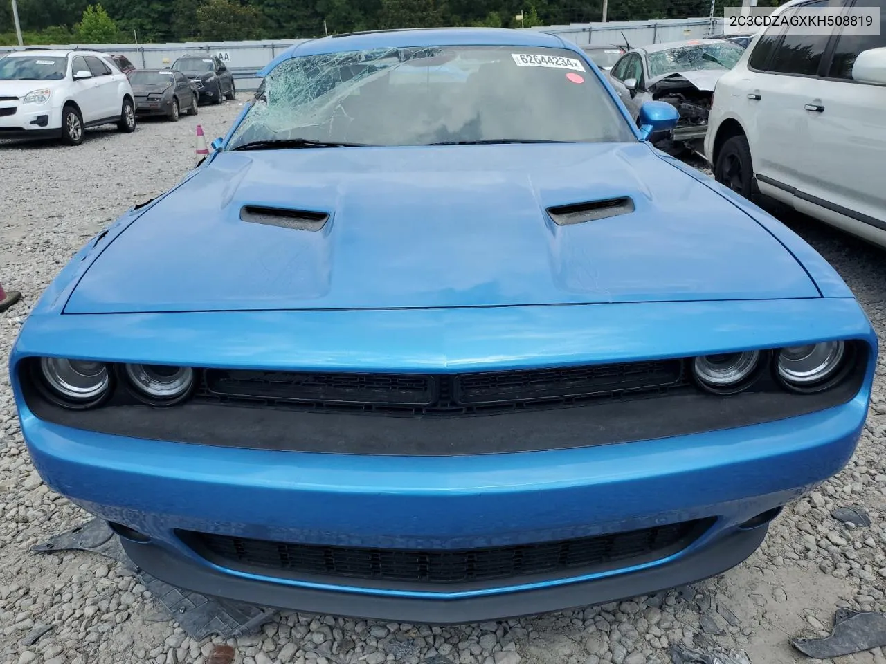 2019 Dodge Challenger Sxt VIN: 2C3CDZAGXKH508819 Lot: 62644234