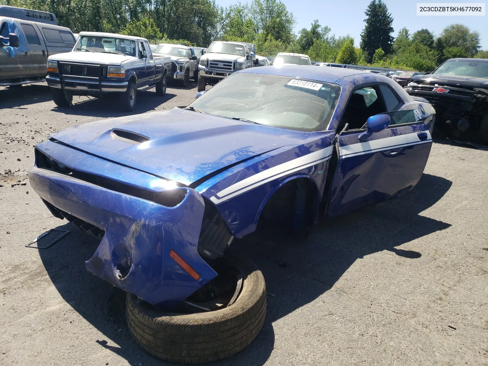 2019 Dodge Challenger R/T VIN: 2C3CDZBT5KH677092 Lot: 63310114