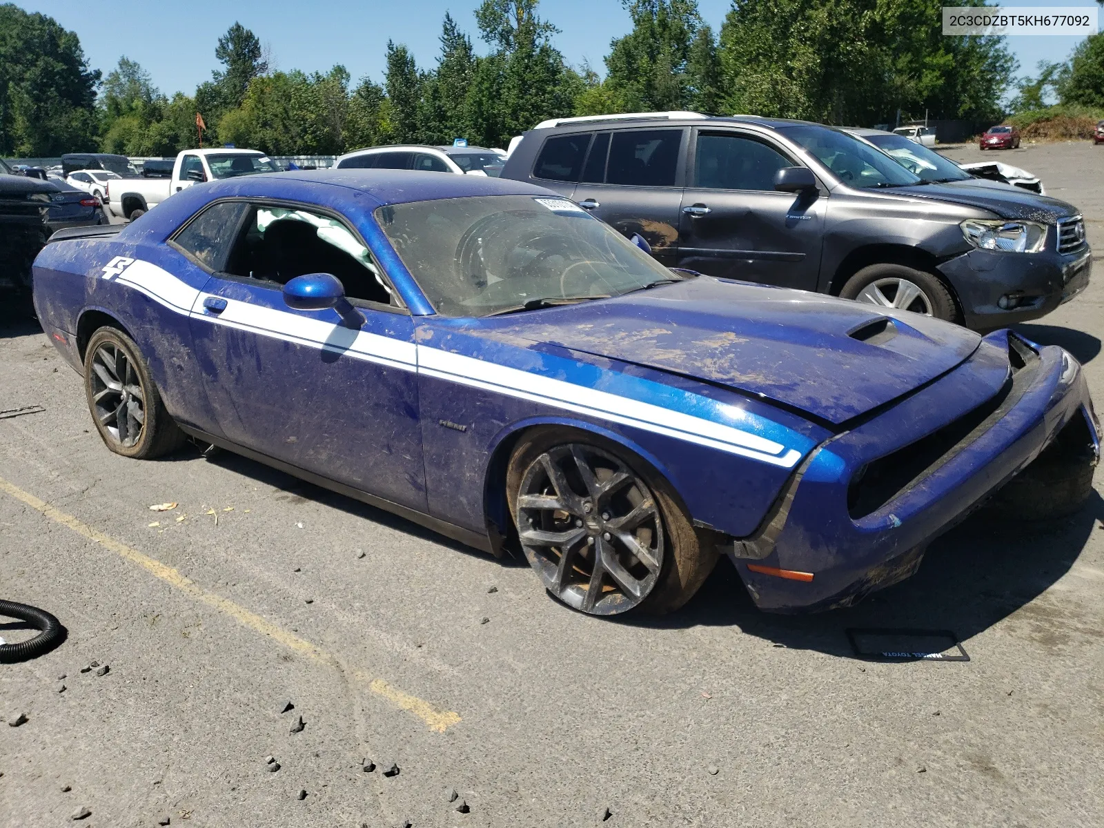 2C3CDZBT5KH677092 2019 Dodge Challenger R/T