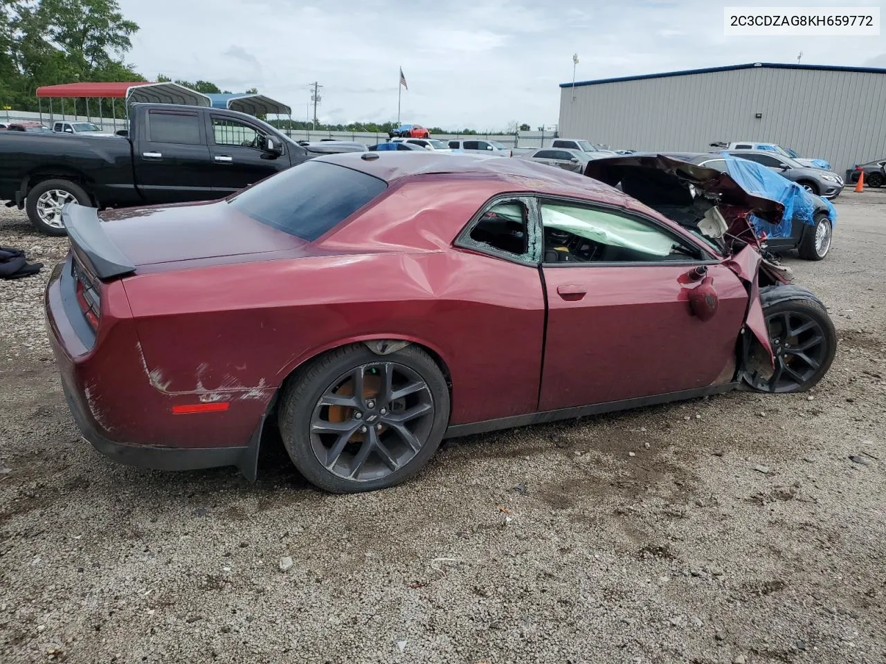 2019 Dodge Challenger Sxt VIN: 2C3CDZAG8KH659772 Lot: 63655644