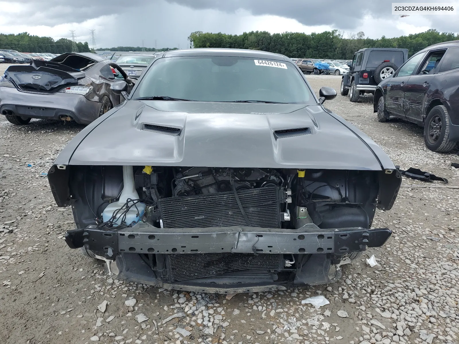 2C3CDZAG4KH694406 2019 Dodge Challenger Sxt