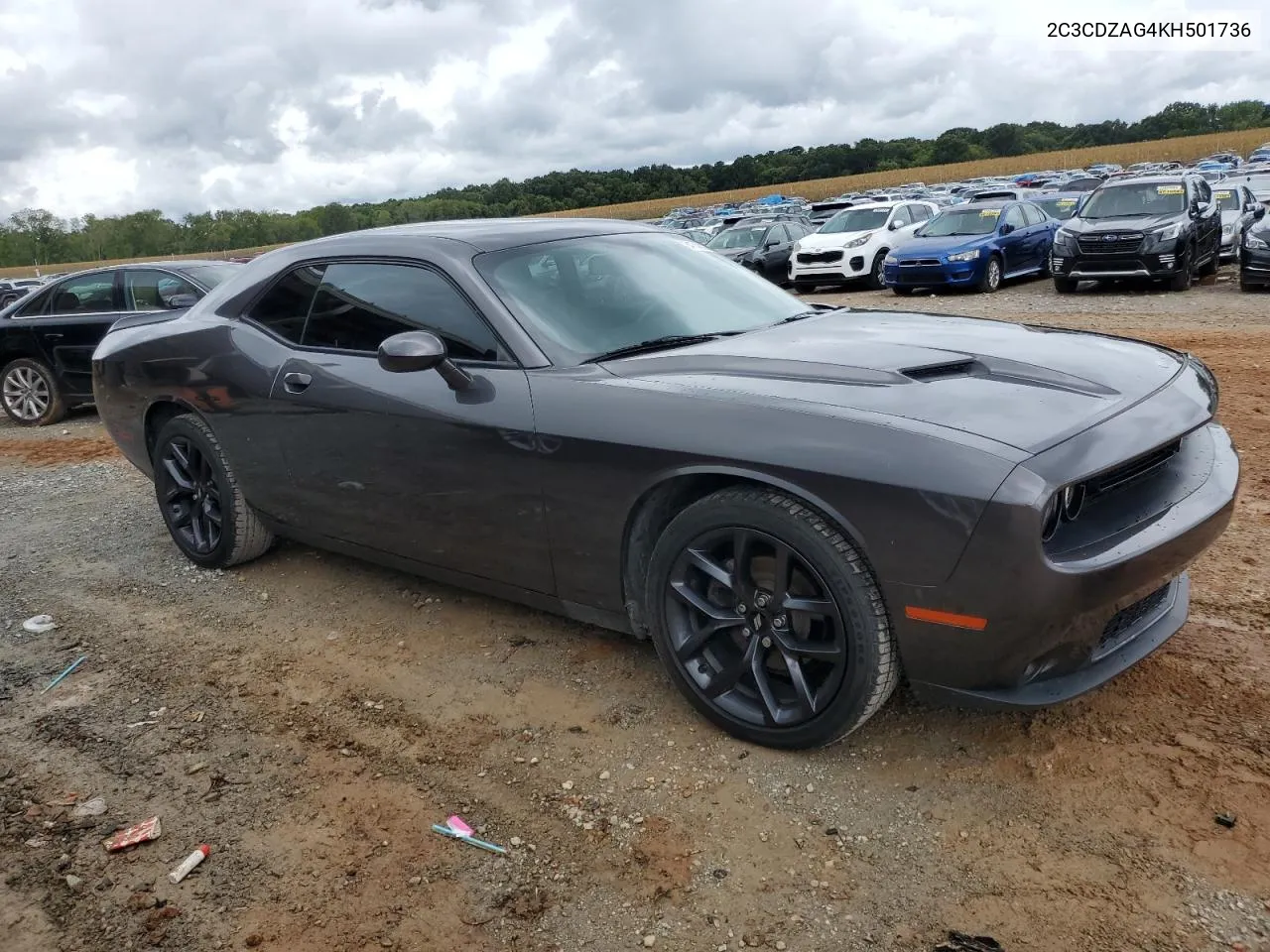 2019 Dodge Challenger Sxt VIN: 2C3CDZAG4KH501736 Lot: 64748824