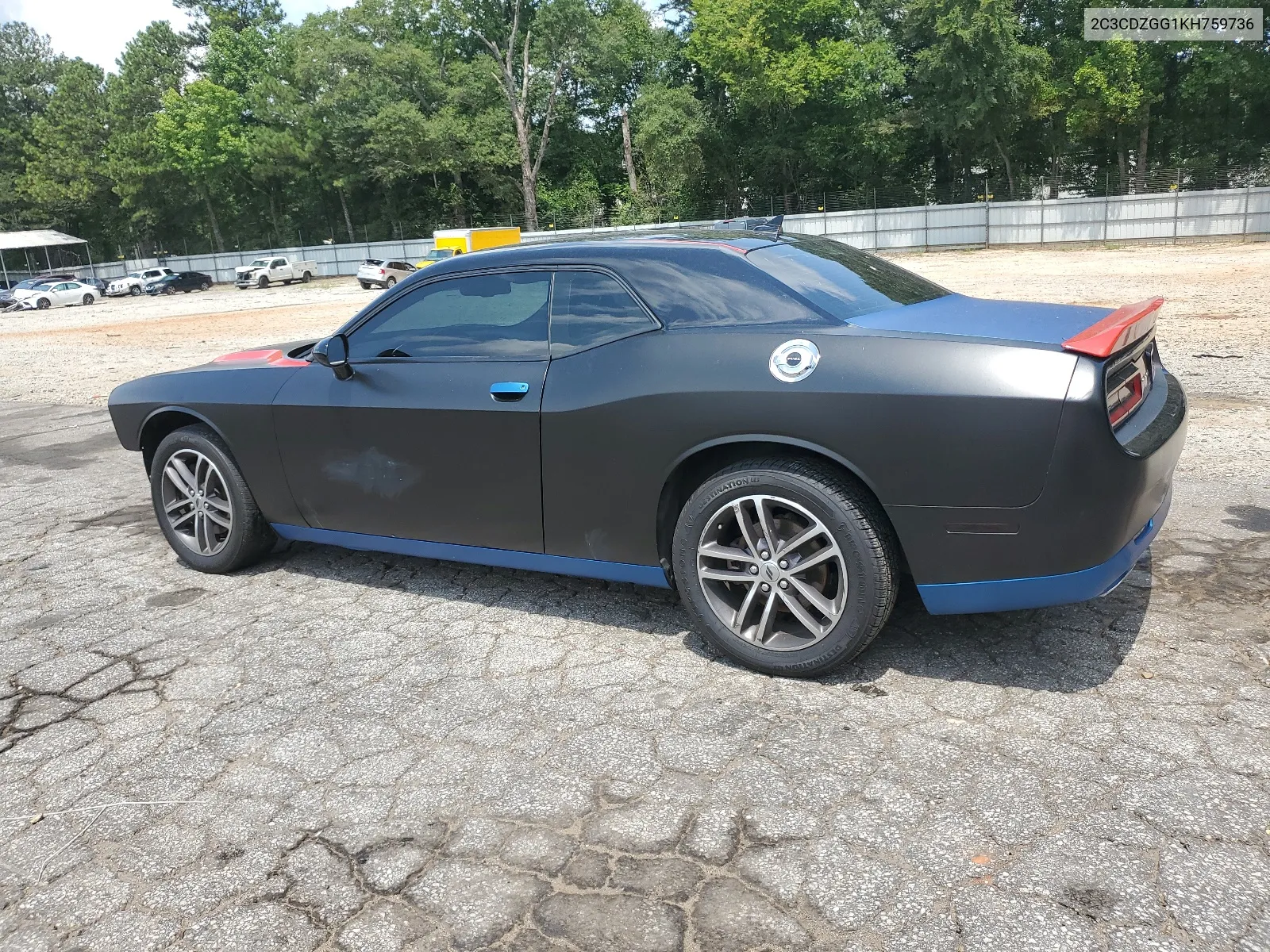 2019 Dodge Challenger Sxt VIN: 2C3CDZGG1KH759736 Lot: 65568594