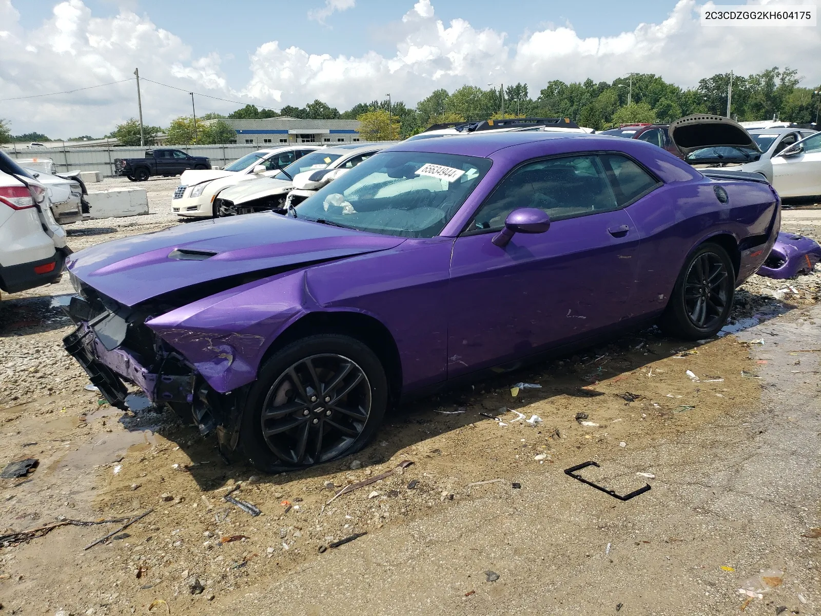 2C3CDZGG2KH604175 2019 Dodge Challenger Sxt