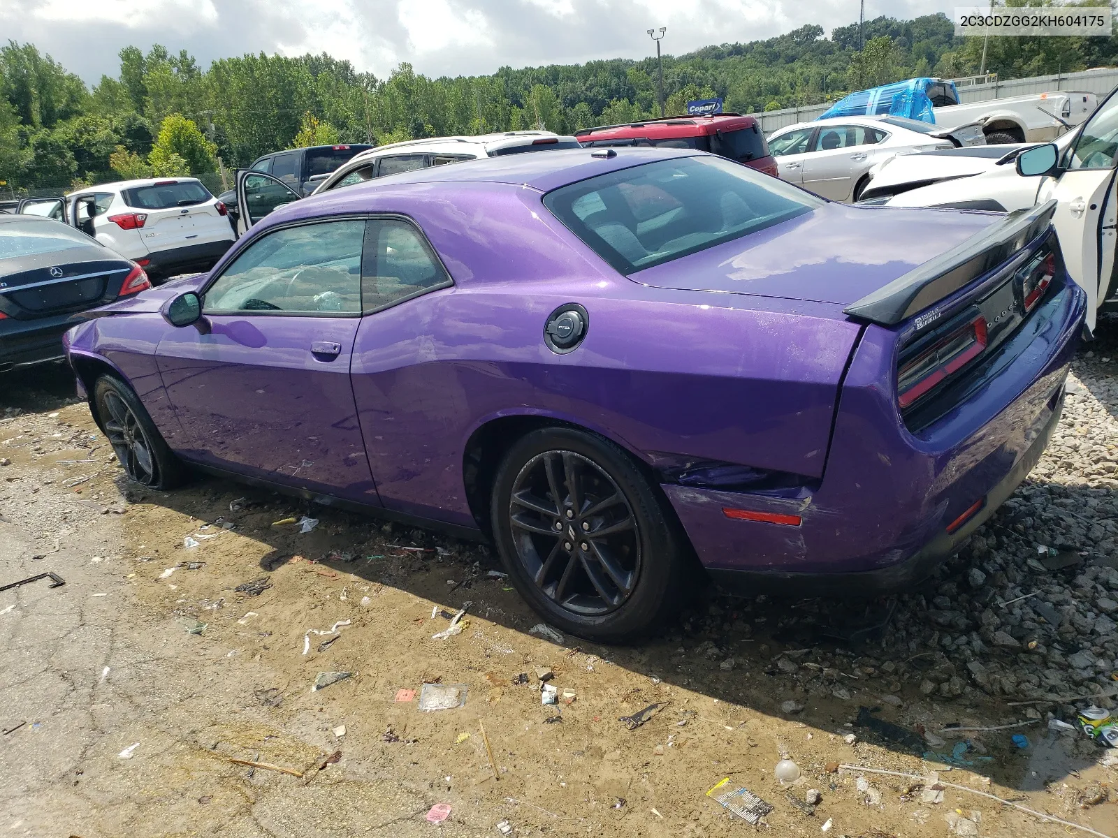 2019 Dodge Challenger Sxt VIN: 2C3CDZGG2KH604175 Lot: 65634944