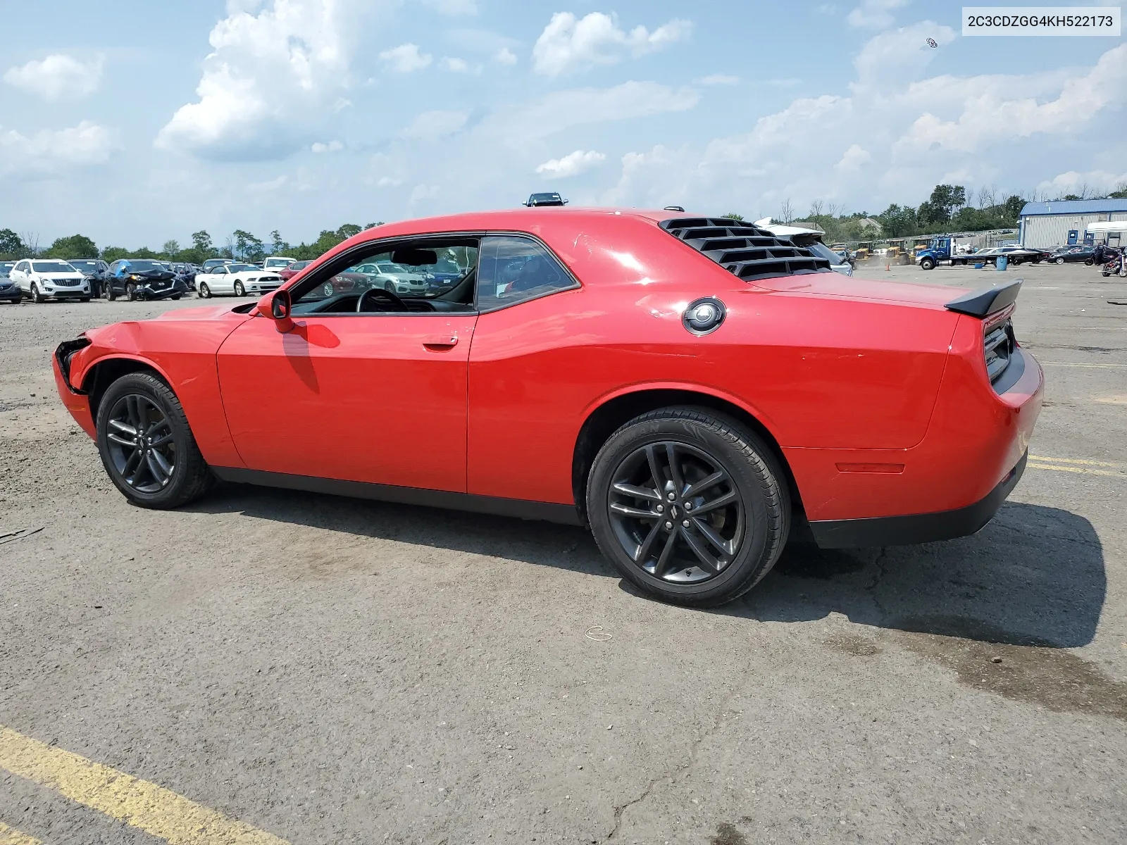 2019 Dodge Challenger Sxt VIN: 2C3CDZGG4KH522173 Lot: 65908284