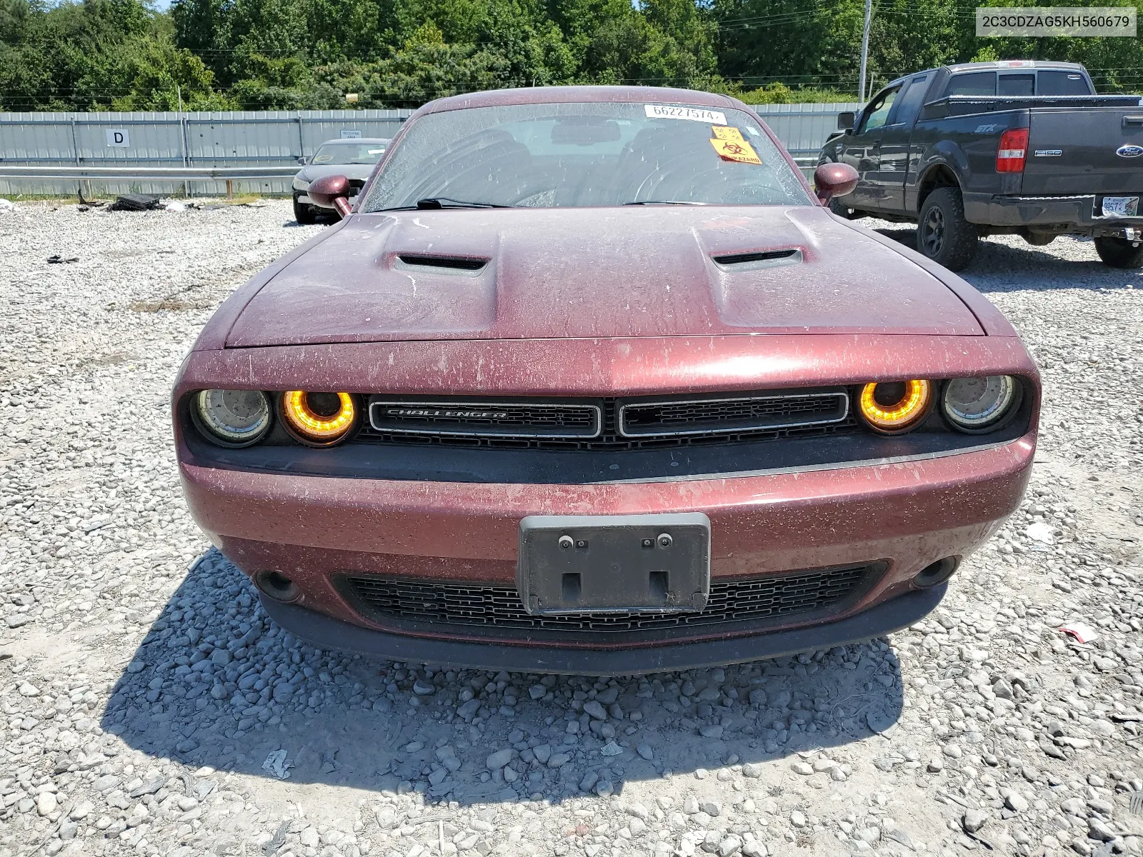 2C3CDZAG5KH560679 2019 Dodge Challenger Sxt