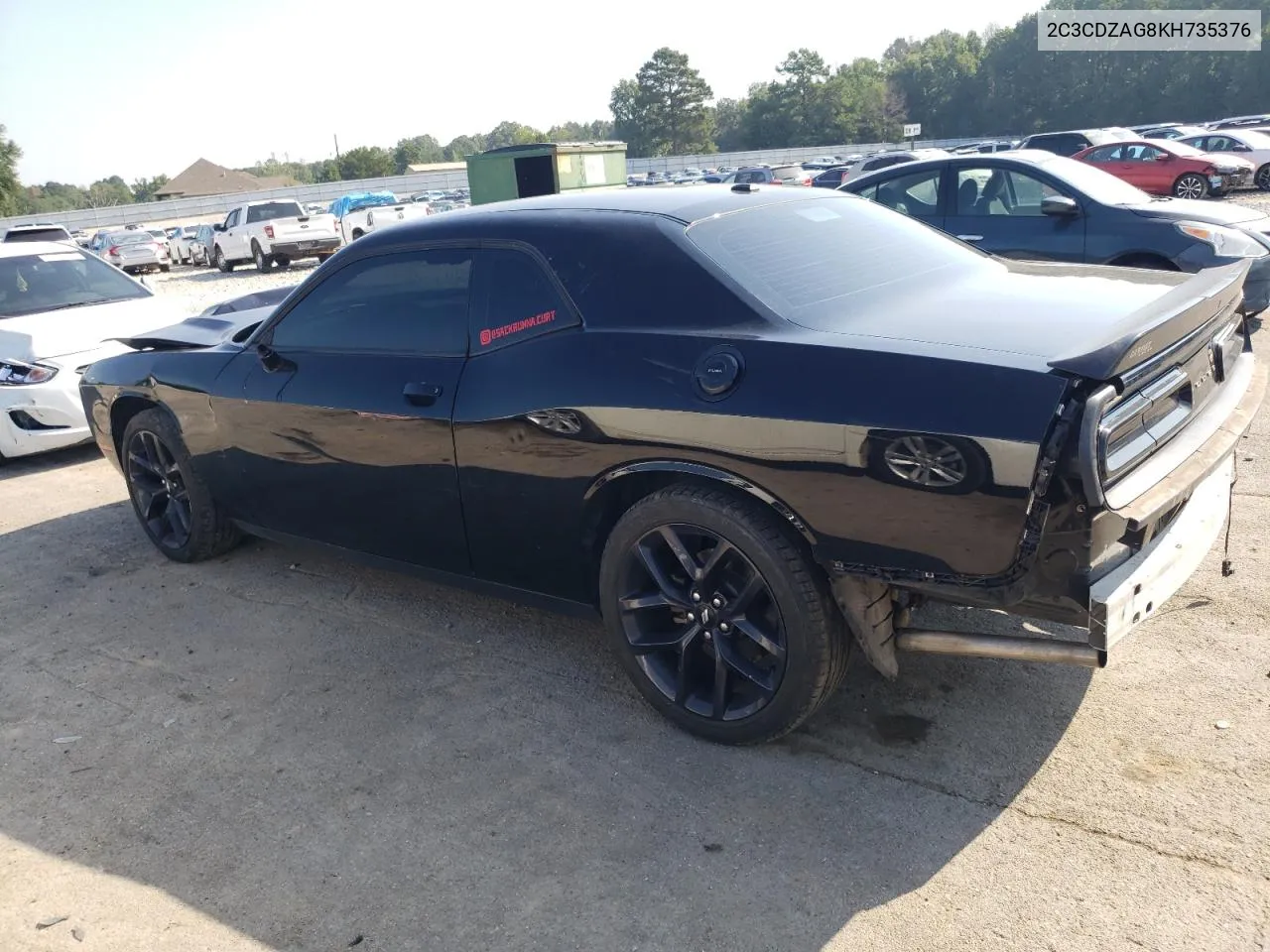 2019 Dodge Challenger Sxt VIN: 2C3CDZAG8KH735376 Lot: 66469514