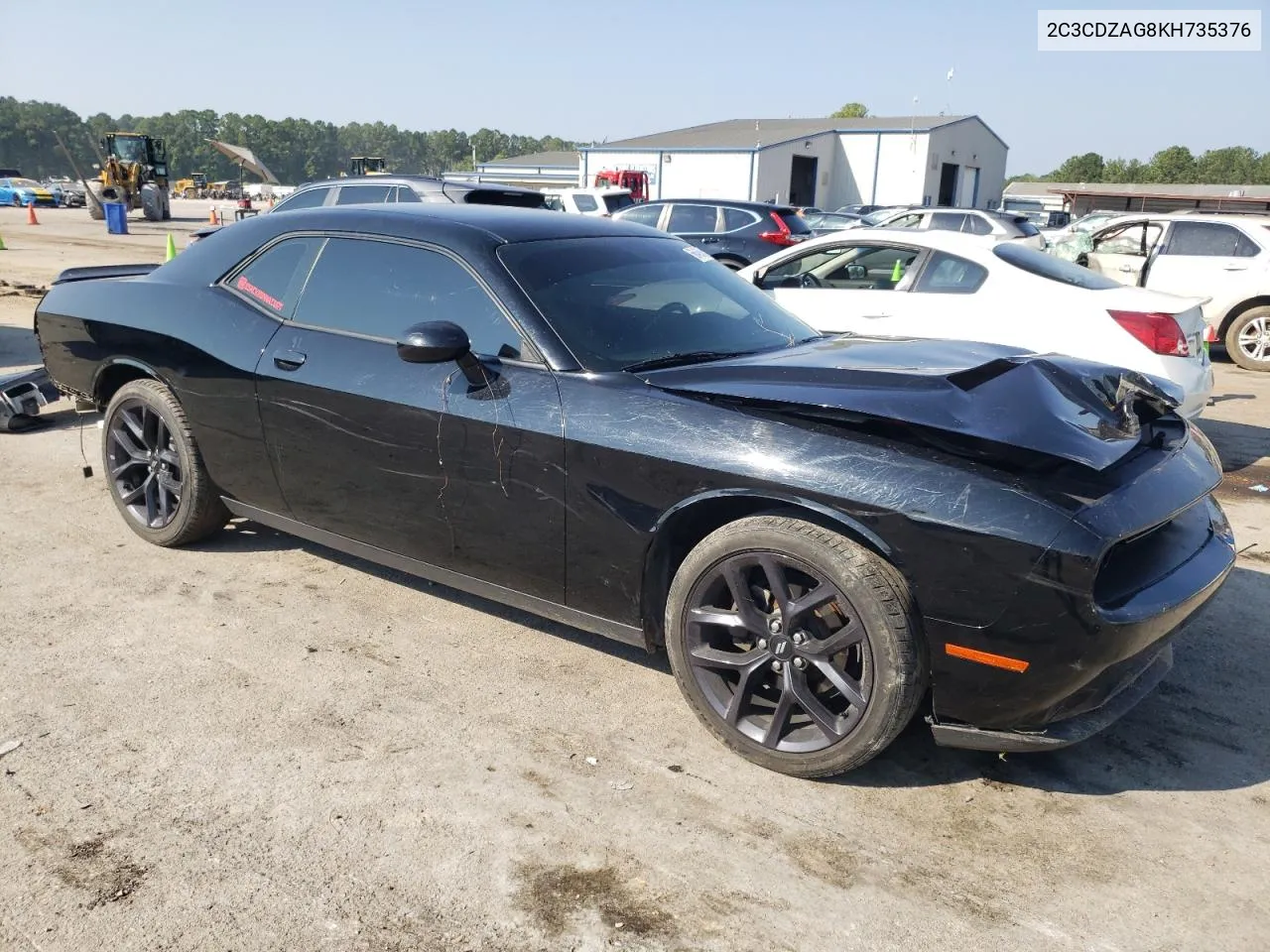 2019 Dodge Challenger Sxt VIN: 2C3CDZAG8KH735376 Lot: 66469514