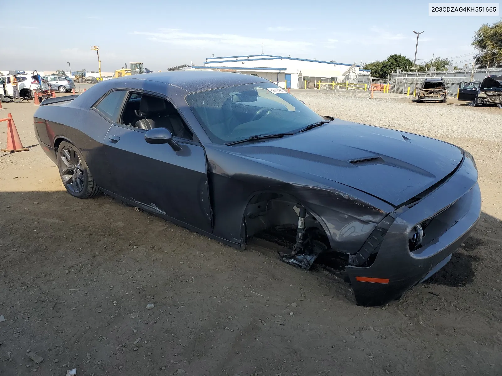 2C3CDZAG4KH551665 2019 Dodge Challenger Sxt