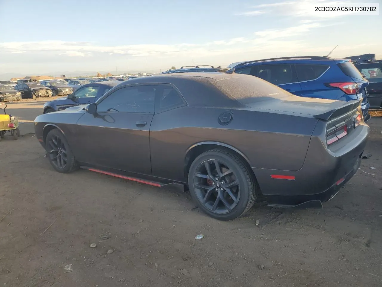 2019 Dodge Challenger Sxt VIN: 2C3CDZAG5KH730782 Lot: 66546834