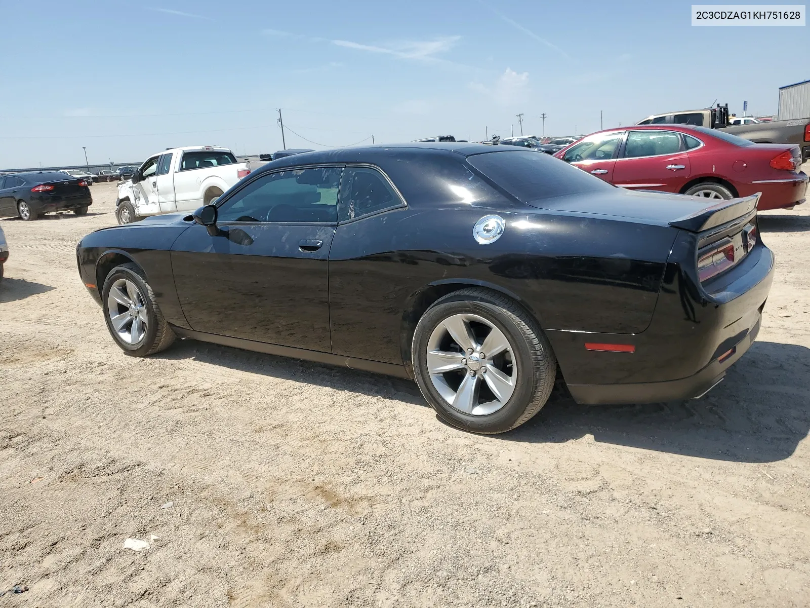 2019 Dodge Challenger Sxt VIN: 2C3CDZAG1KH751628 Lot: 66605274