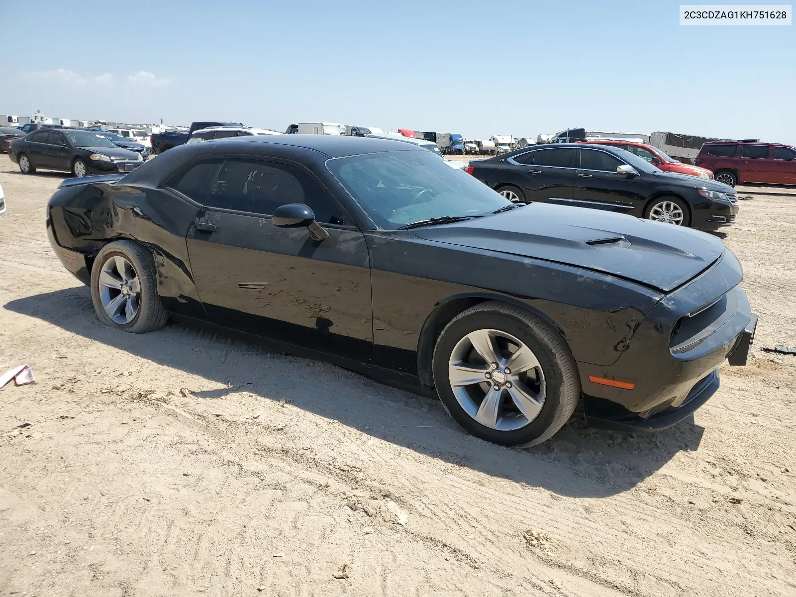 2C3CDZAG1KH751628 2019 Dodge Challenger Sxt