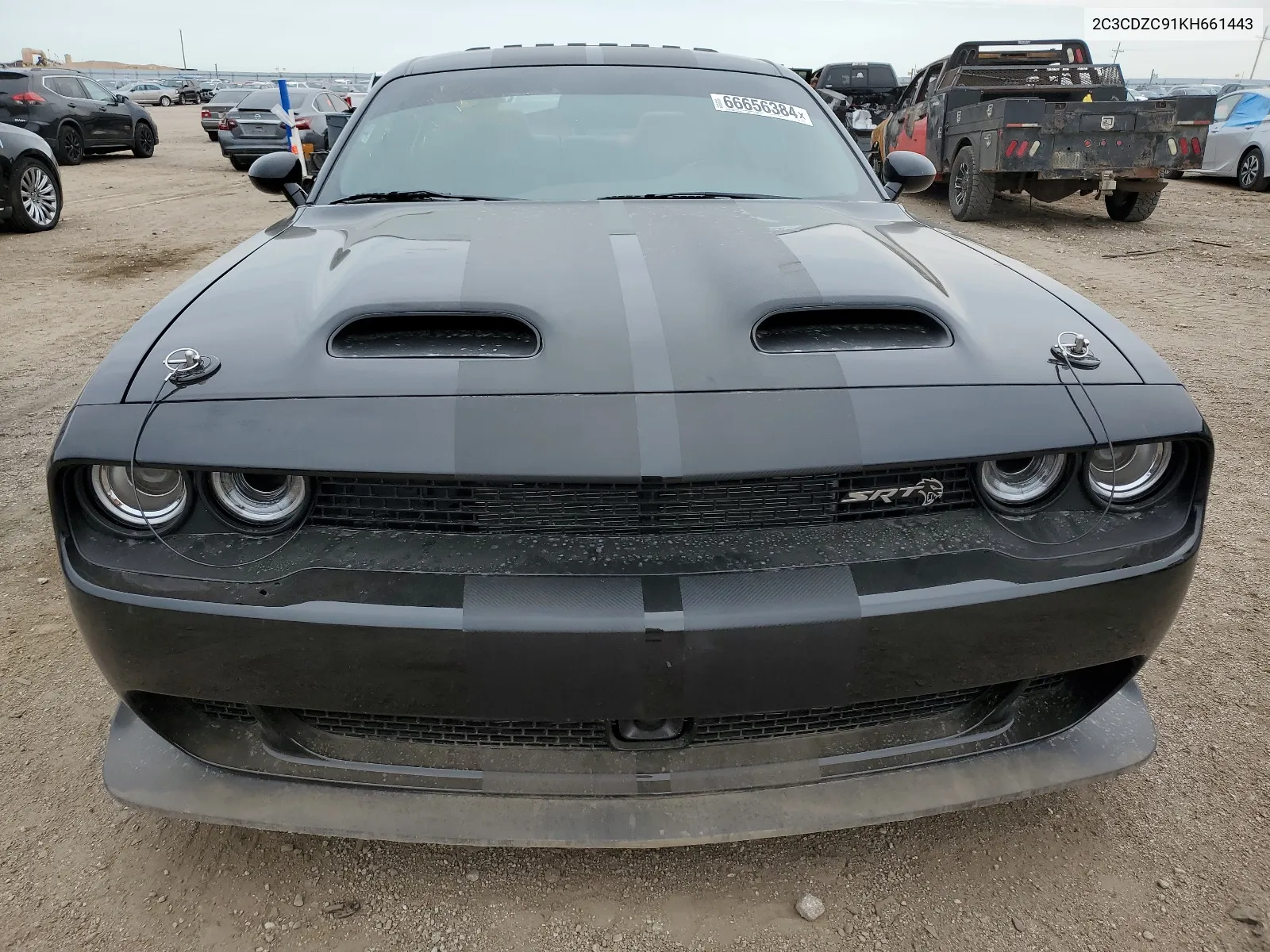 2019 Dodge Challenger Srt Hellcat VIN: 2C3CDZC91KH661443 Lot: 66656384