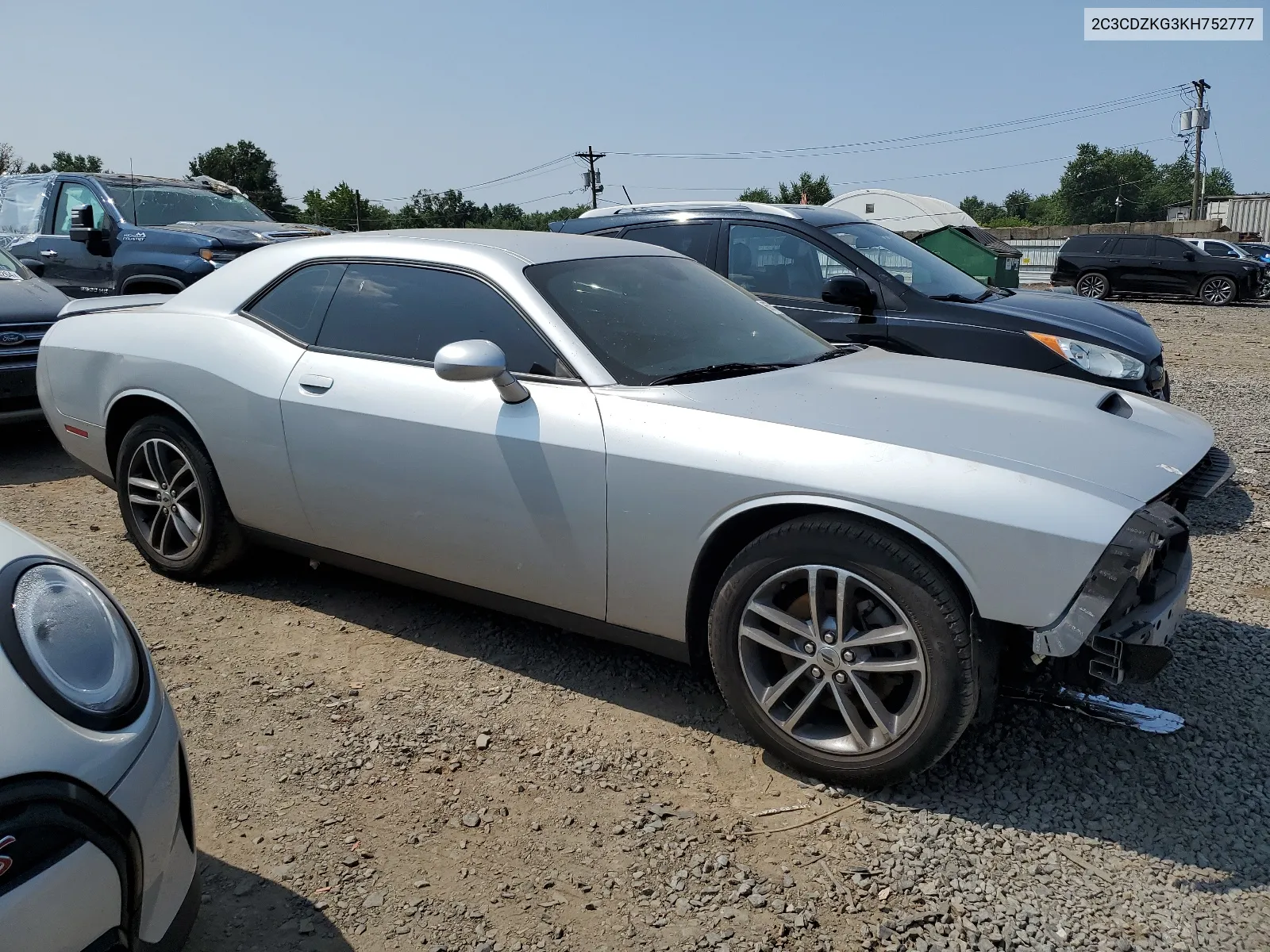 2019 Dodge Challenger Gt VIN: 2C3CDZKG3KH752777 Lot: 66730924