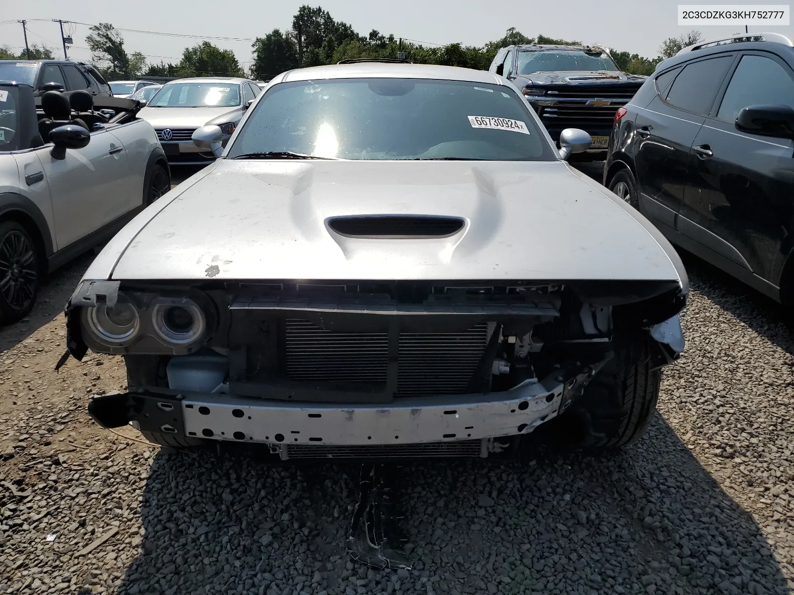 2C3CDZKG3KH752777 2019 Dodge Challenger Gt