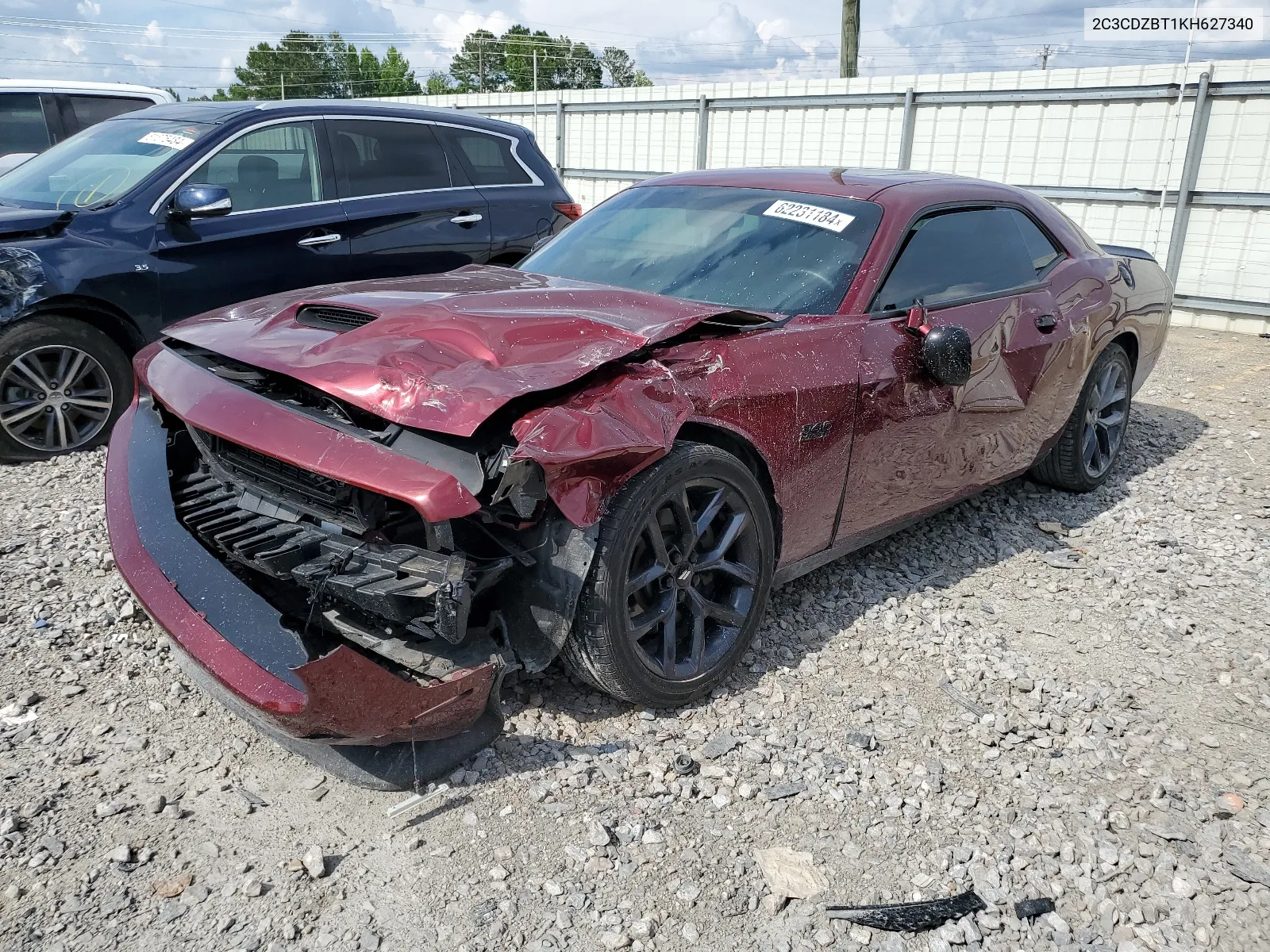 2019 Dodge Challenger R/T VIN: 2C3CDZBT1KH627340 Lot: 66918504