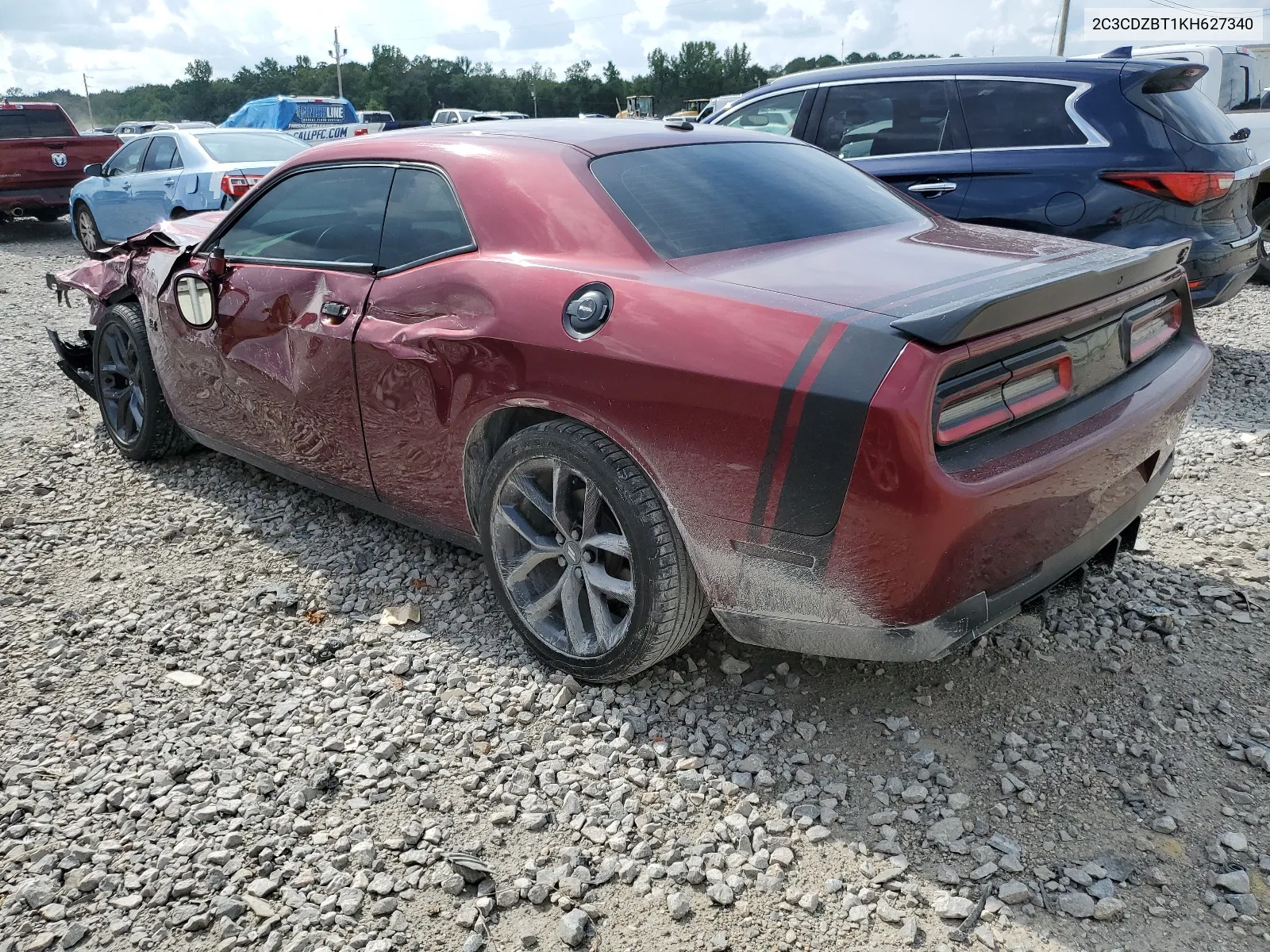 2019 Dodge Challenger R/T VIN: 2C3CDZBT1KH627340 Lot: 66918504