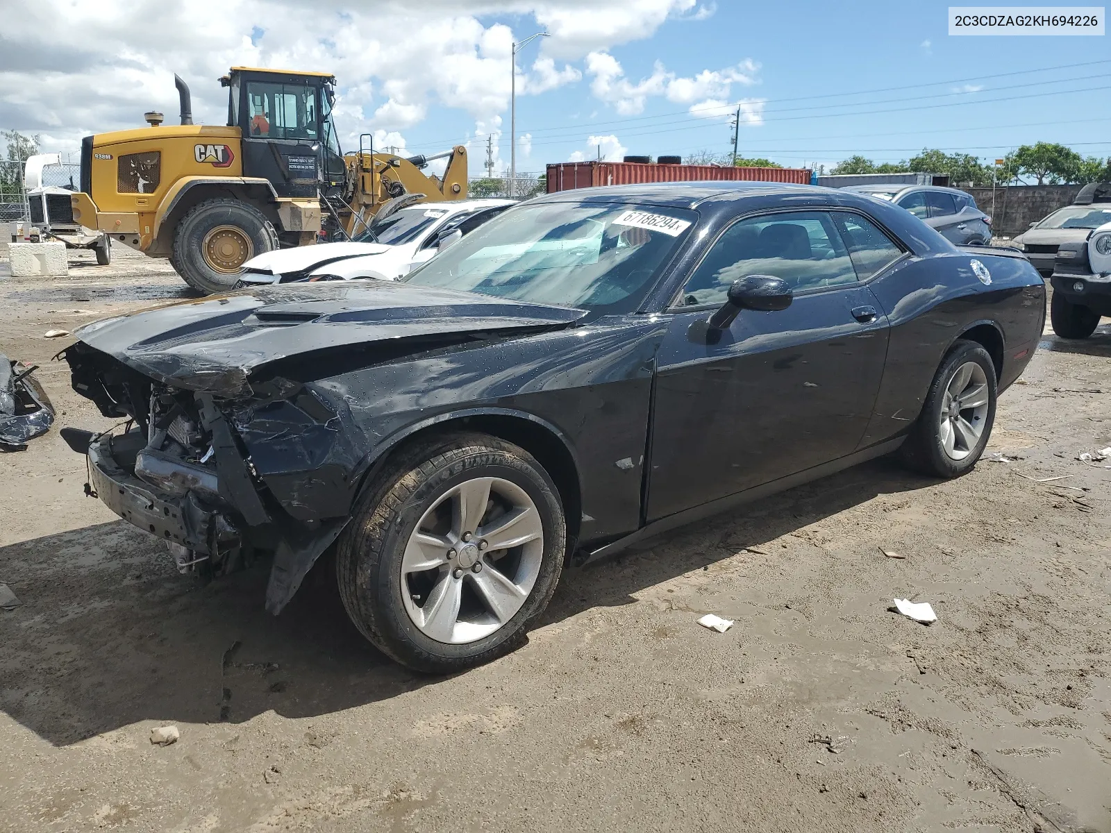 2019 Dodge Challenger Sxt VIN: 2C3CDZAG2KH694226 Lot: 67186294