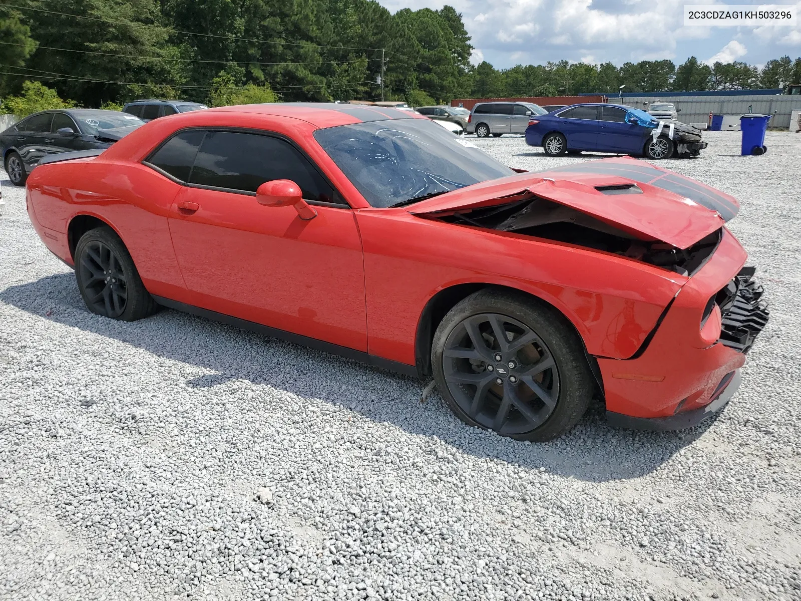 2019 Dodge Challenger Sxt VIN: 2C3CDZAG1KH503296 Lot: 67466124