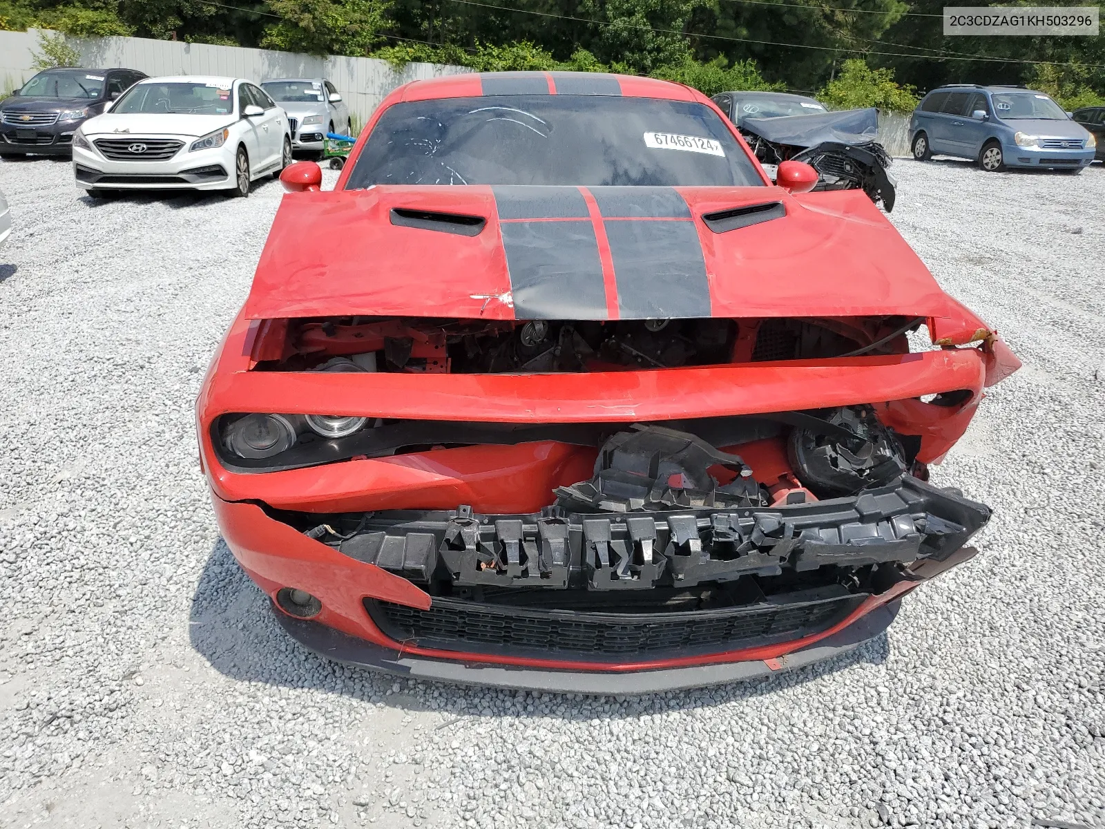 2C3CDZAG1KH503296 2019 Dodge Challenger Sxt