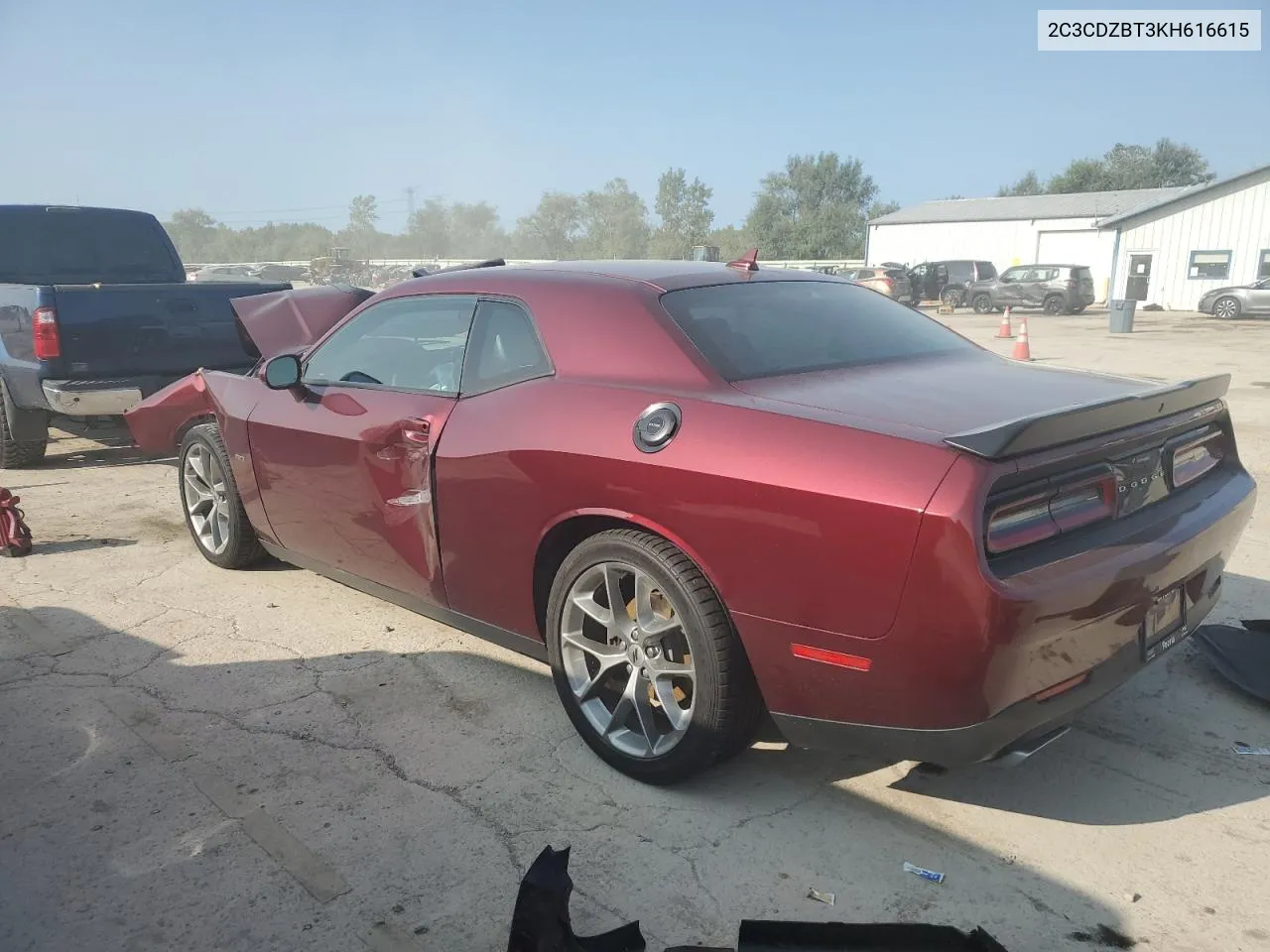 2019 Dodge Challenger R/T VIN: 2C3CDZBT3KH616615 Lot: 67950124