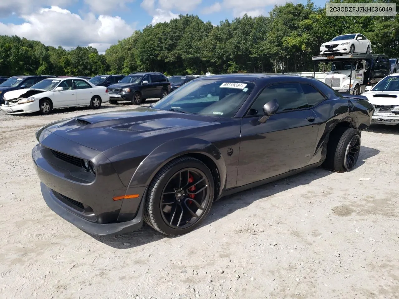 2019 Dodge Challenger R/T Scat Pack VIN: 2C3CDZFJ7KH636049 Lot: 68269884