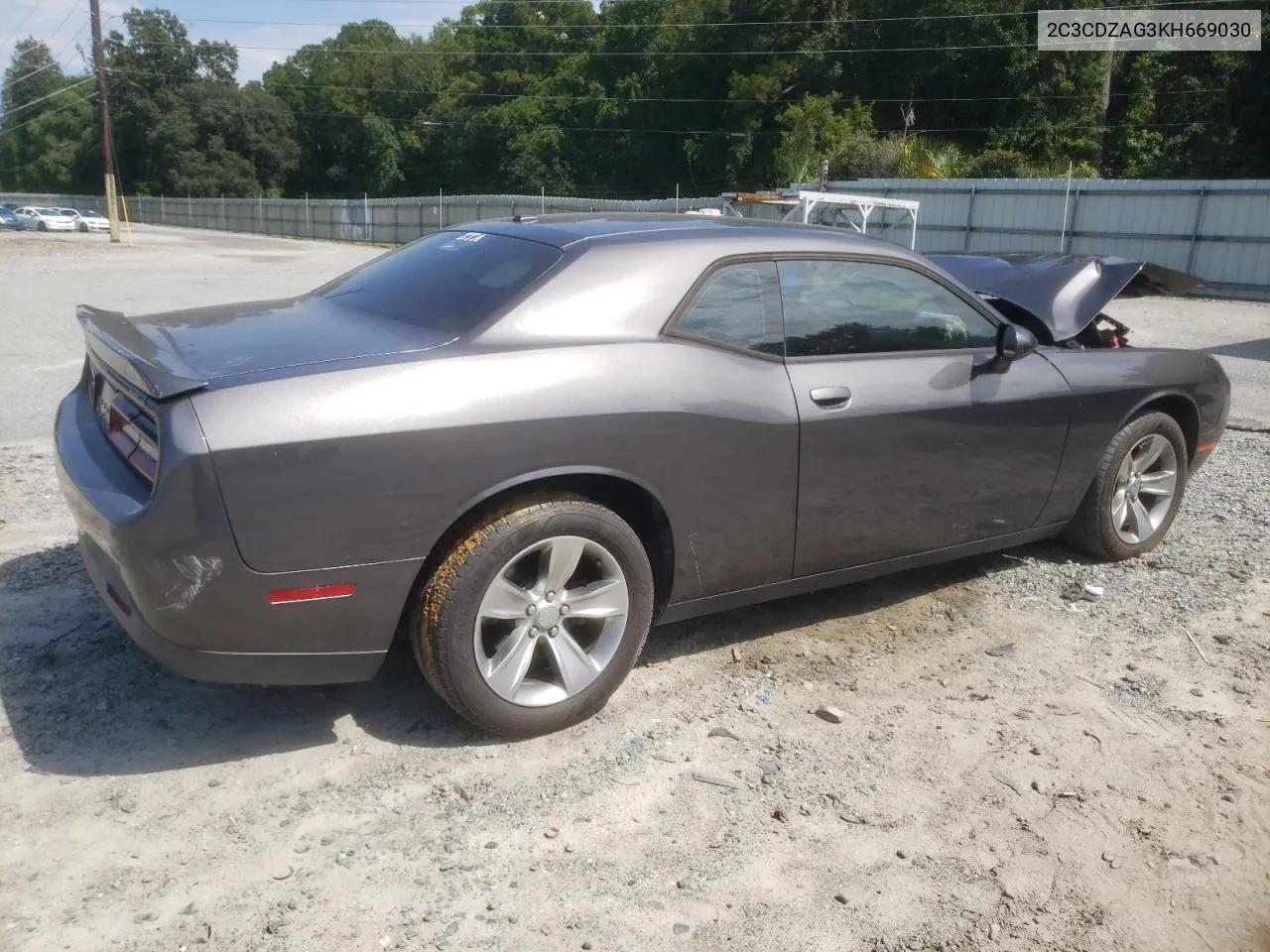 2019 Dodge Challenger Sxt VIN: 2C3CDZAG3KH669030 Lot: 68336784