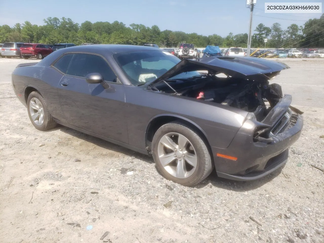 2C3CDZAG3KH669030 2019 Dodge Challenger Sxt