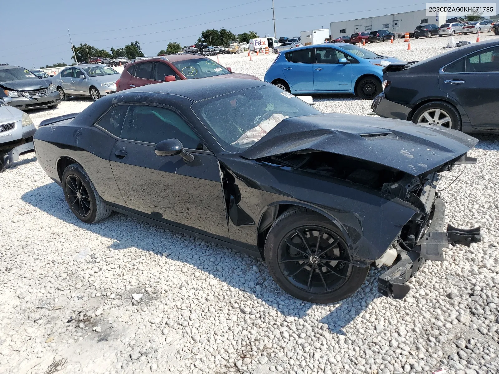 2C3CDZAG0KH671785 2019 Dodge Challenger Sxt