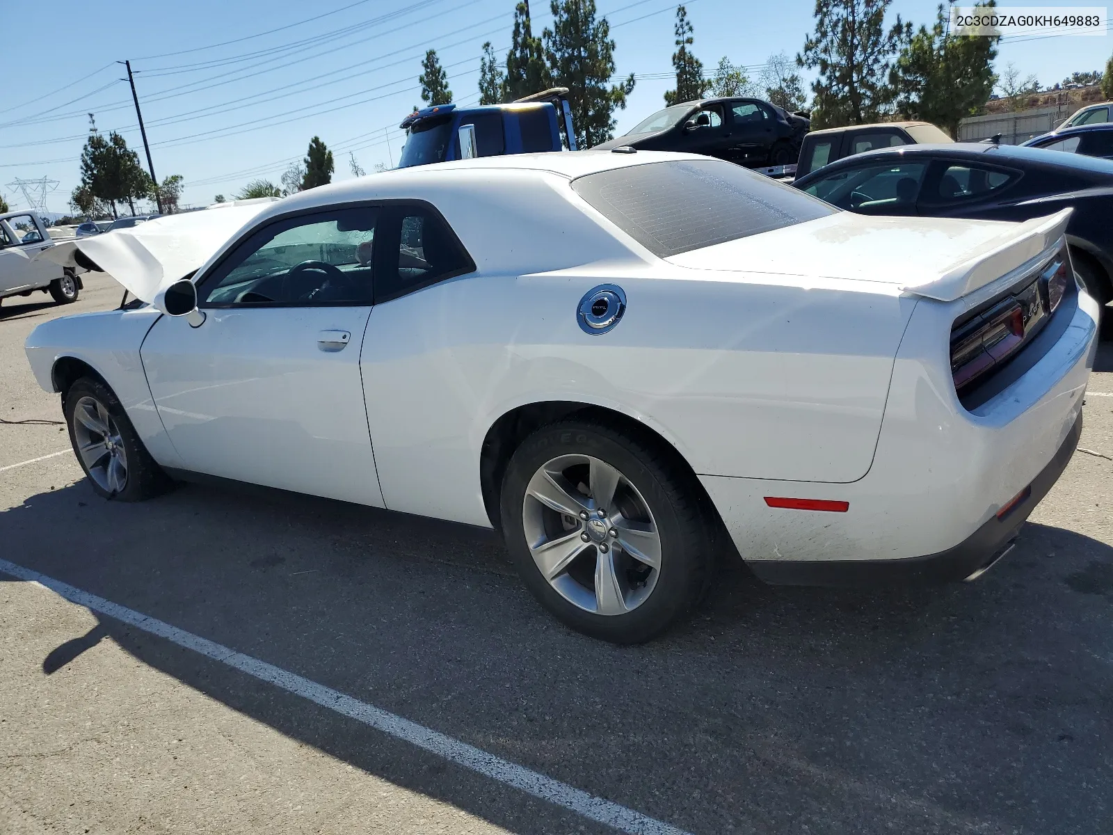 2C3CDZAG0KH649883 2019 Dodge Challenger Sxt