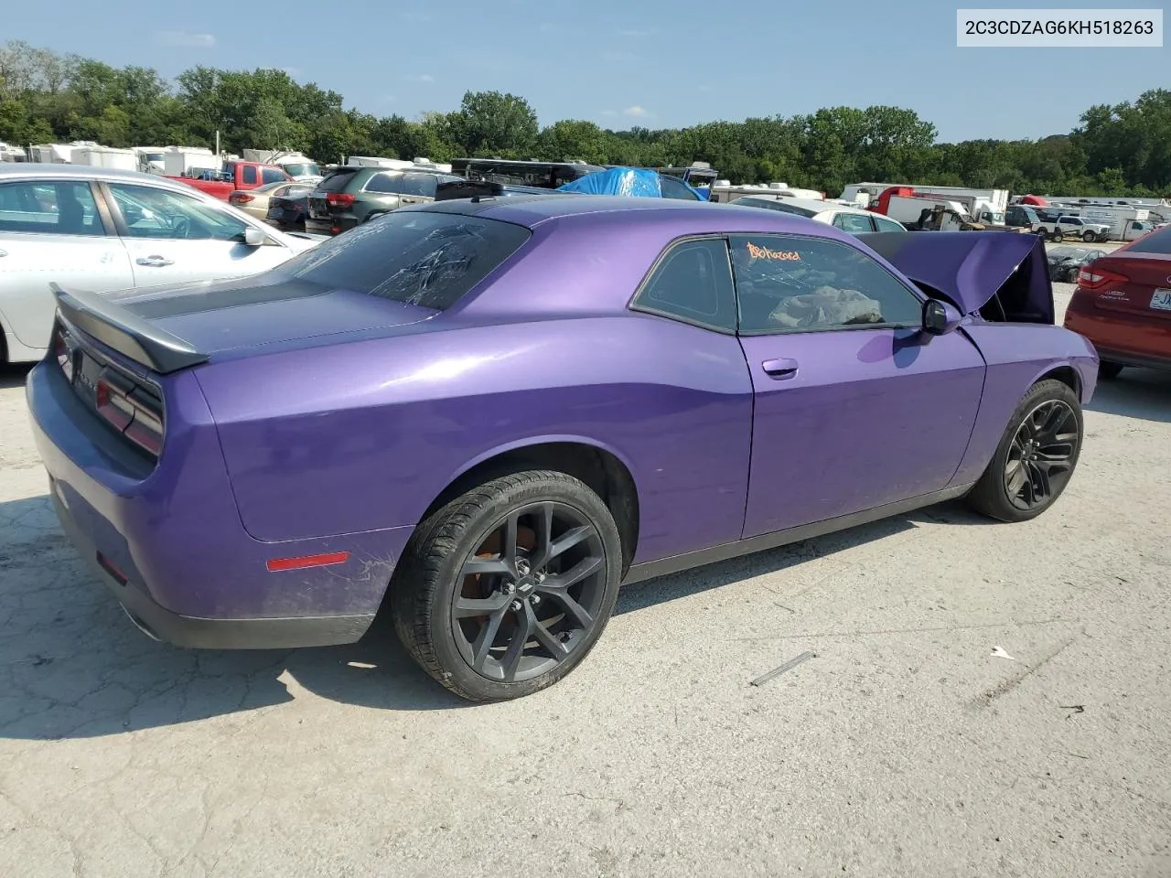 2C3CDZAG6KH518263 2019 Dodge Challenger Sxt