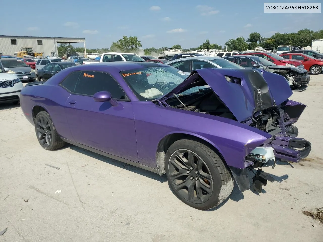 2019 Dodge Challenger Sxt VIN: 2C3CDZAG6KH518263 Lot: 68499564