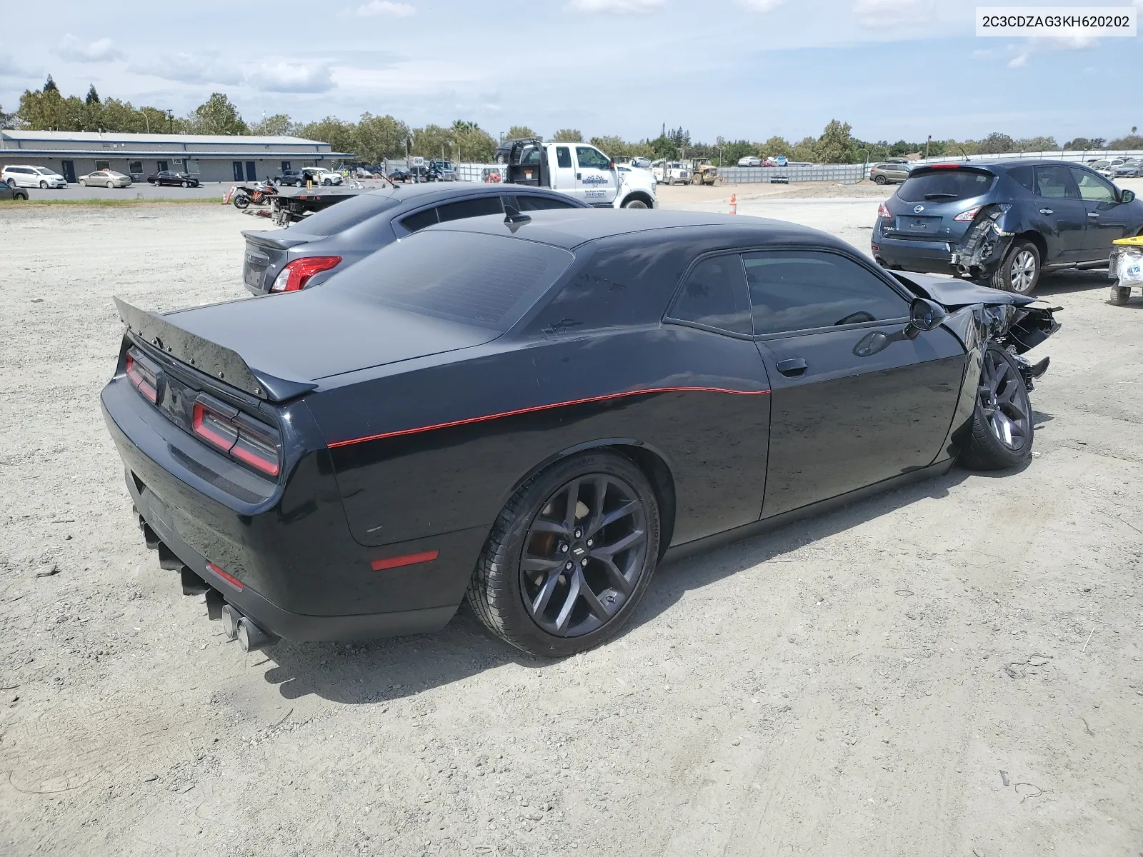 2019 Dodge Challenger Sxt VIN: 2C3CDZAG3KH620202 Lot: 68542724