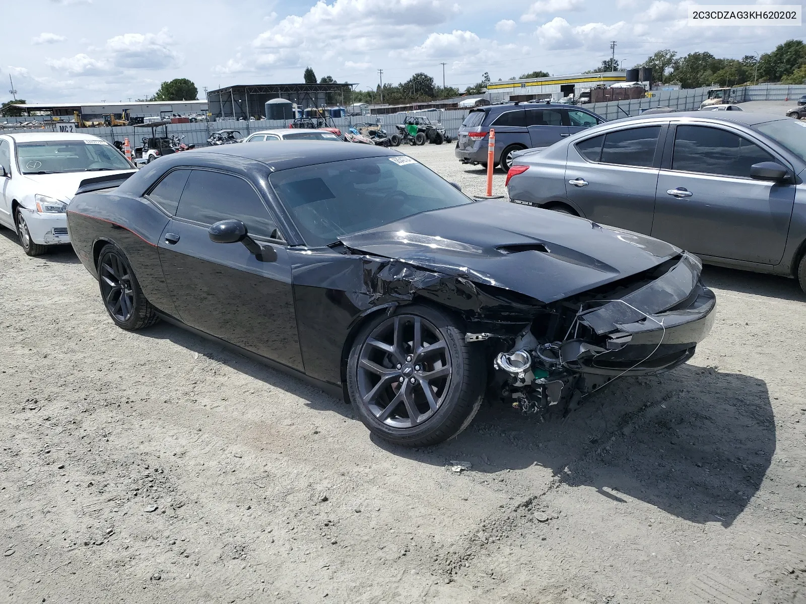 2019 Dodge Challenger Sxt VIN: 2C3CDZAG3KH620202 Lot: 68542724