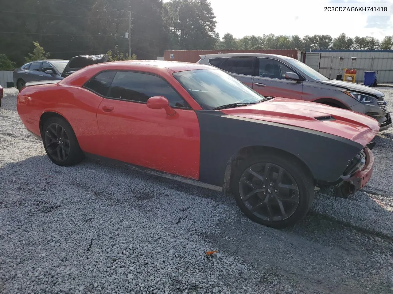 2019 Dodge Challenger Sxt VIN: 2C3CDZAG6KH741418 Lot: 68673334