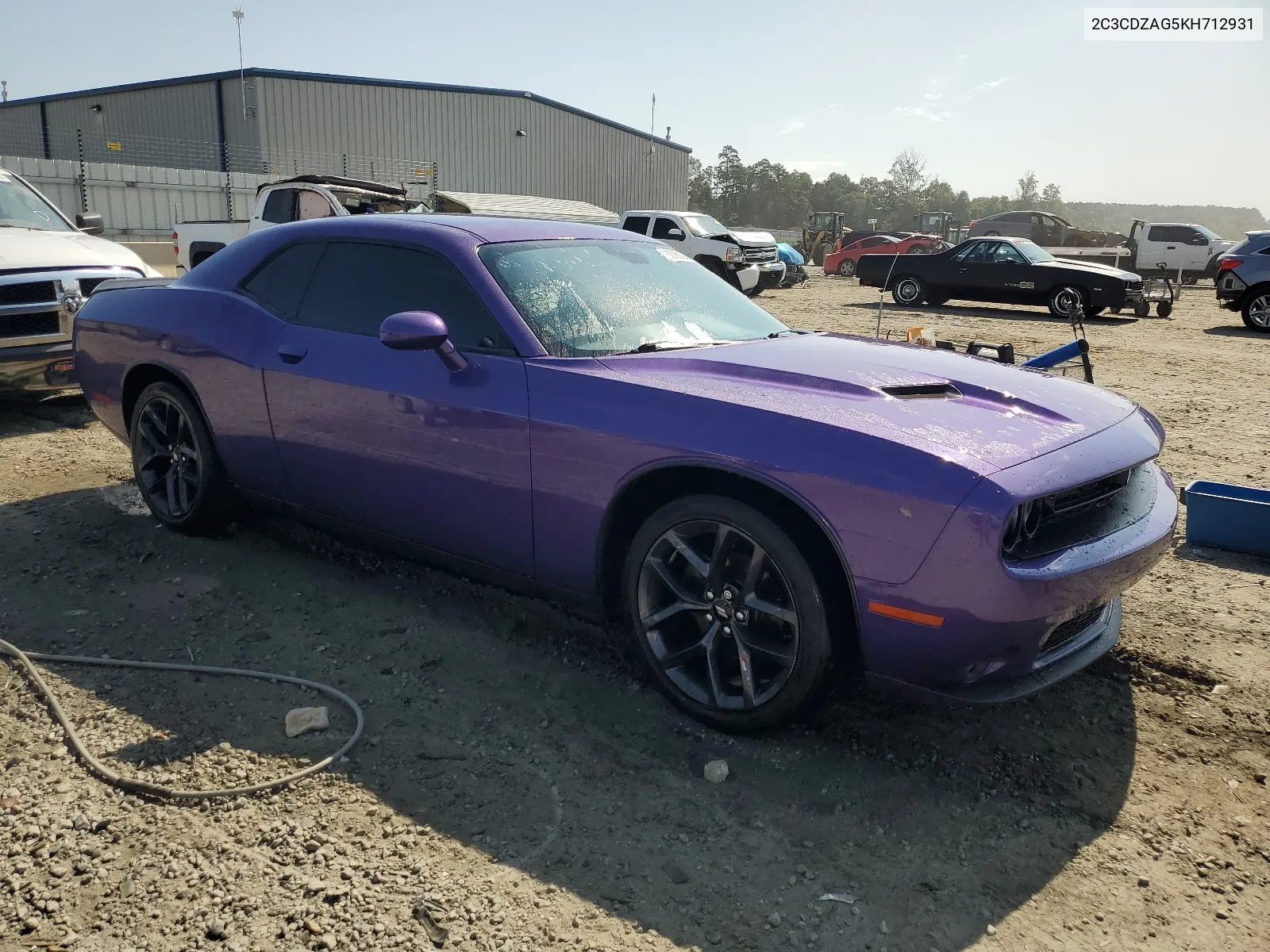 2019 Dodge Challenger Sxt VIN: 2C3CDZAG5KH712931 Lot: 68709104