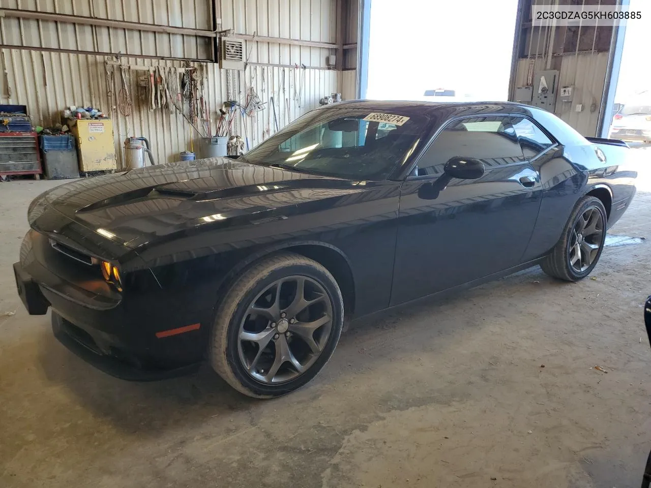 2019 Dodge Challenger Sxt VIN: 2C3CDZAG5KH603885 Lot: 68908274